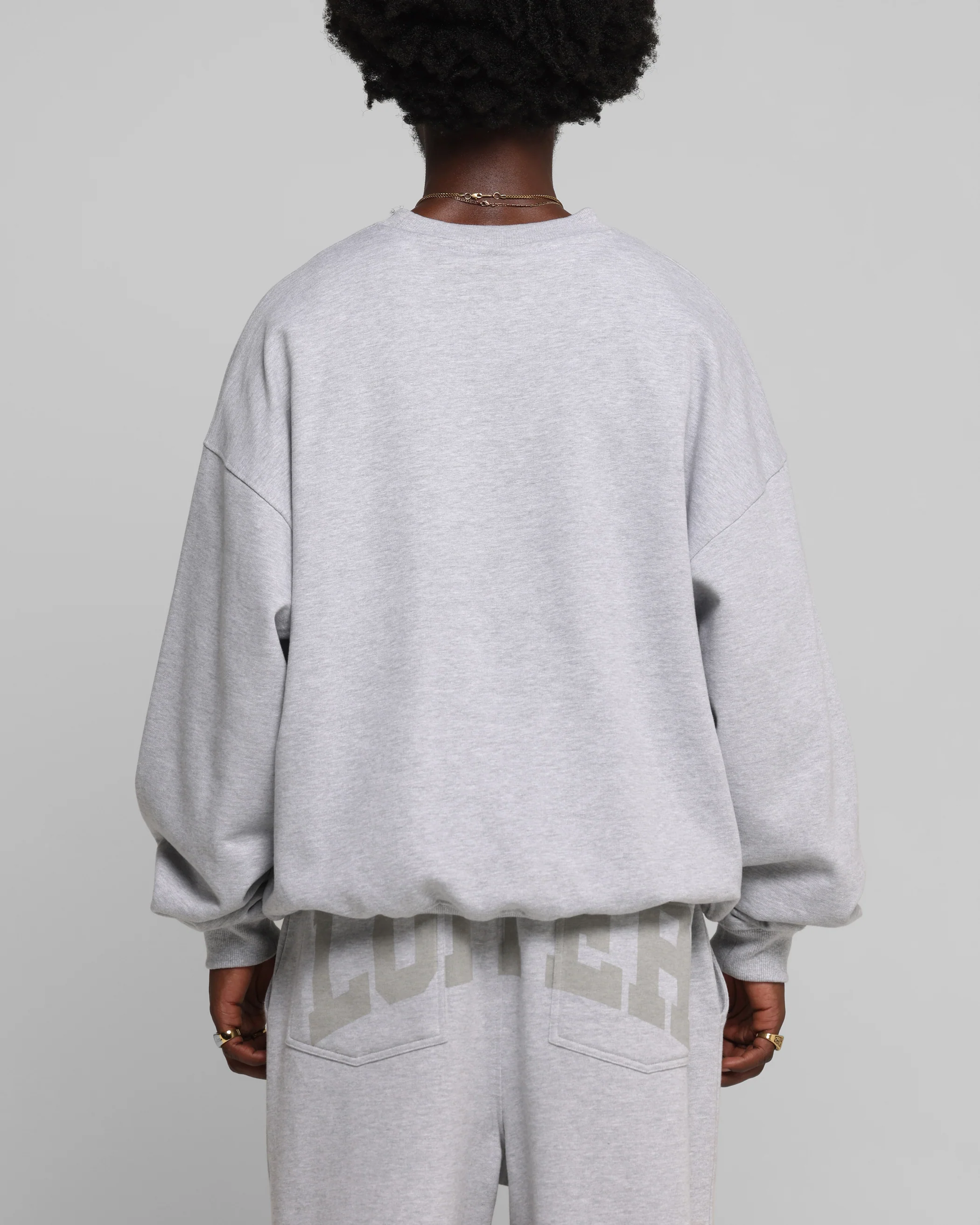 Loiter Arch Premium Crewneck Grey - Image 3