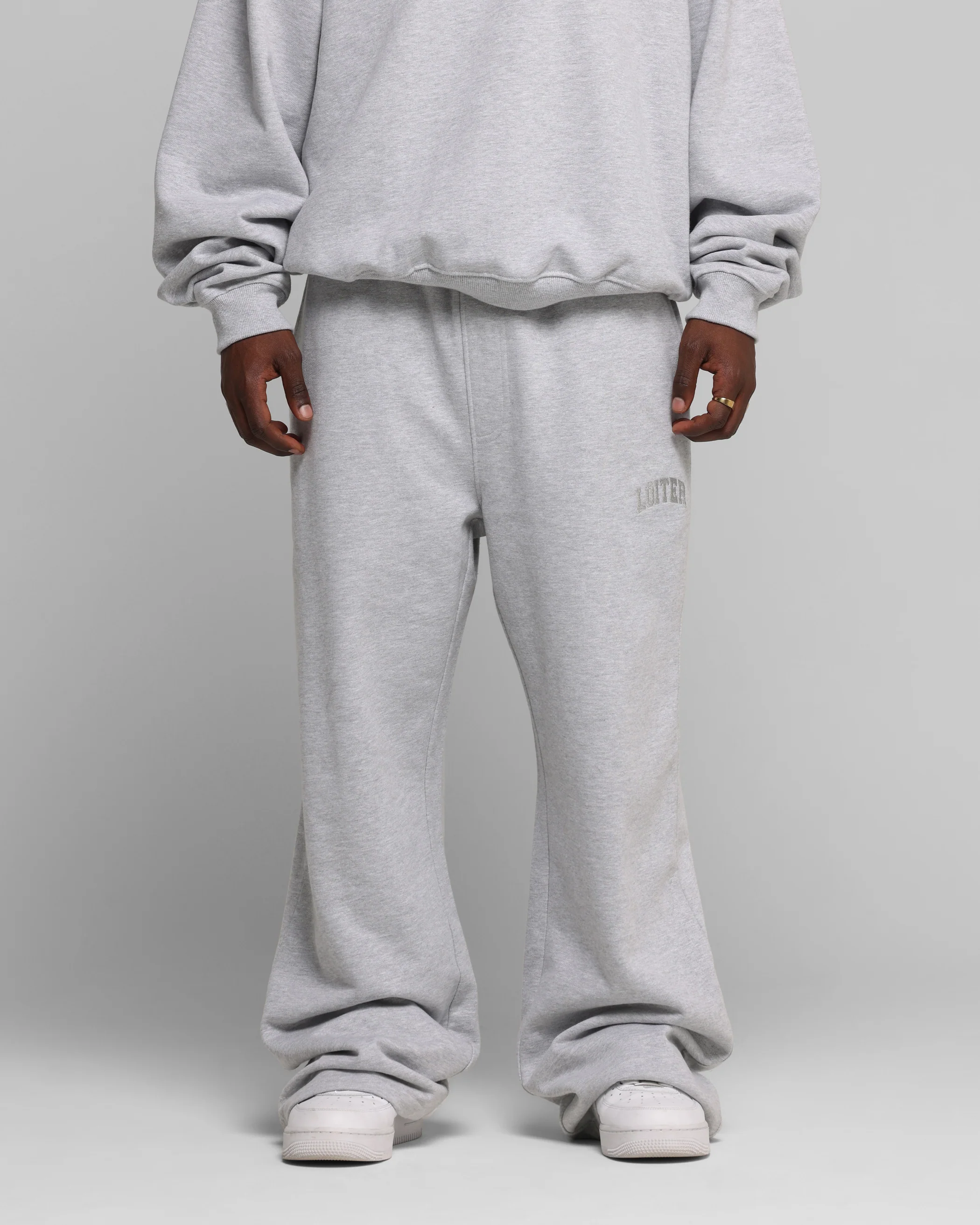 Loiter Arch Premium Sweat Pants Grey - Image 4