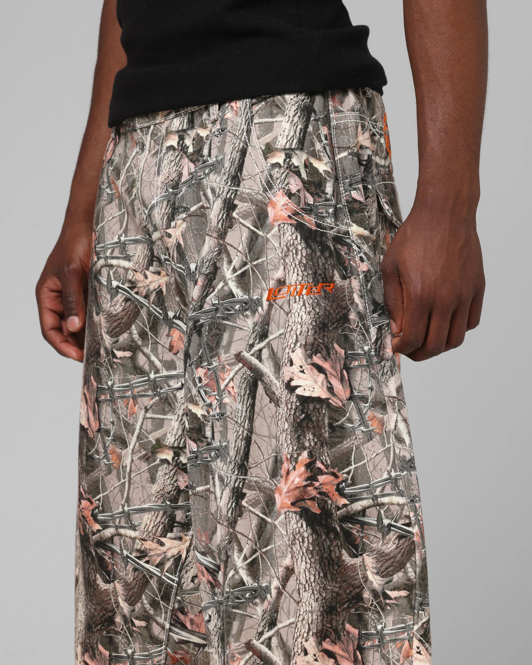Loiter Biker Raver Jeans Real Tree Camo - Image 4