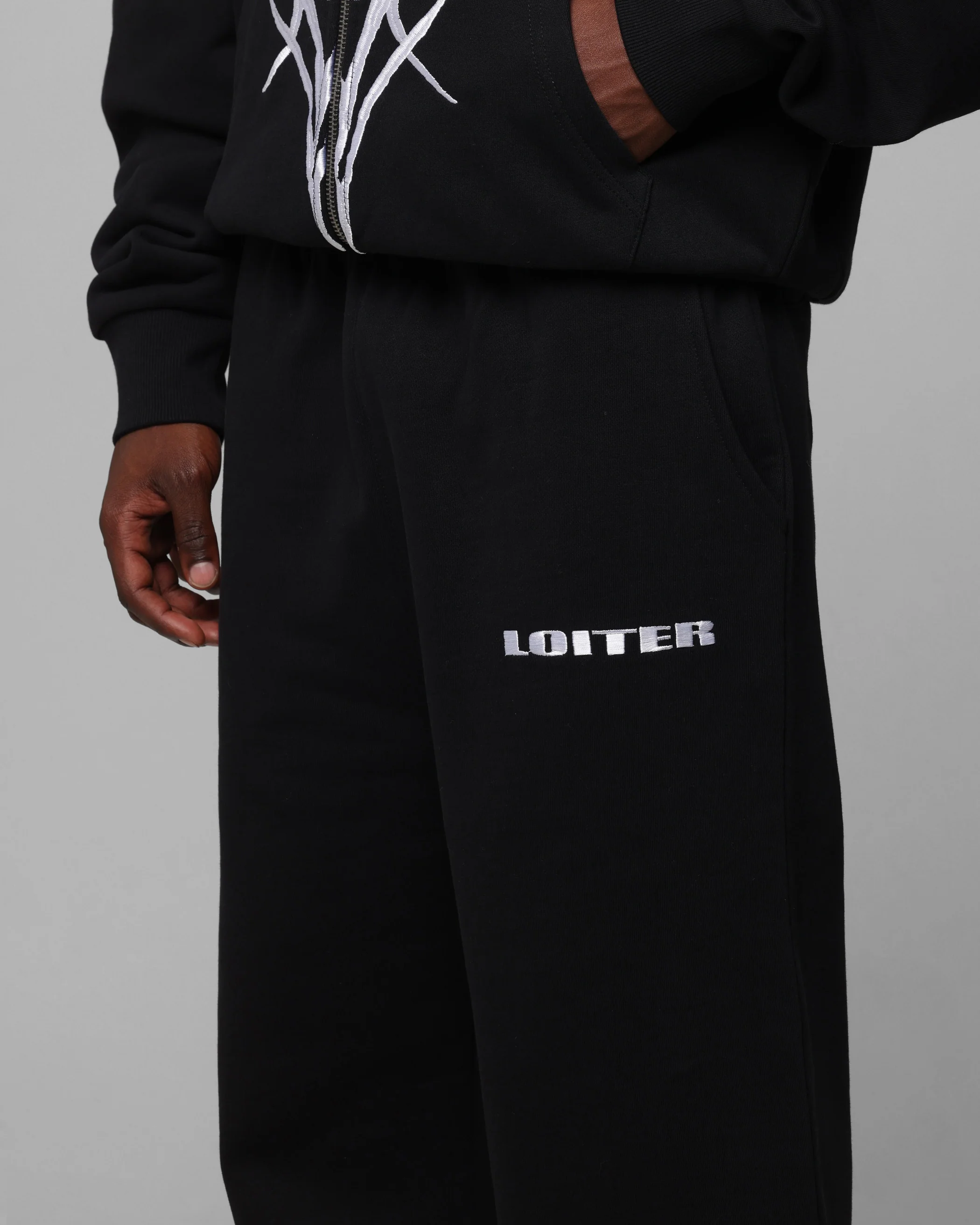 Loiter Blood Born Track Pants Black - Image 3