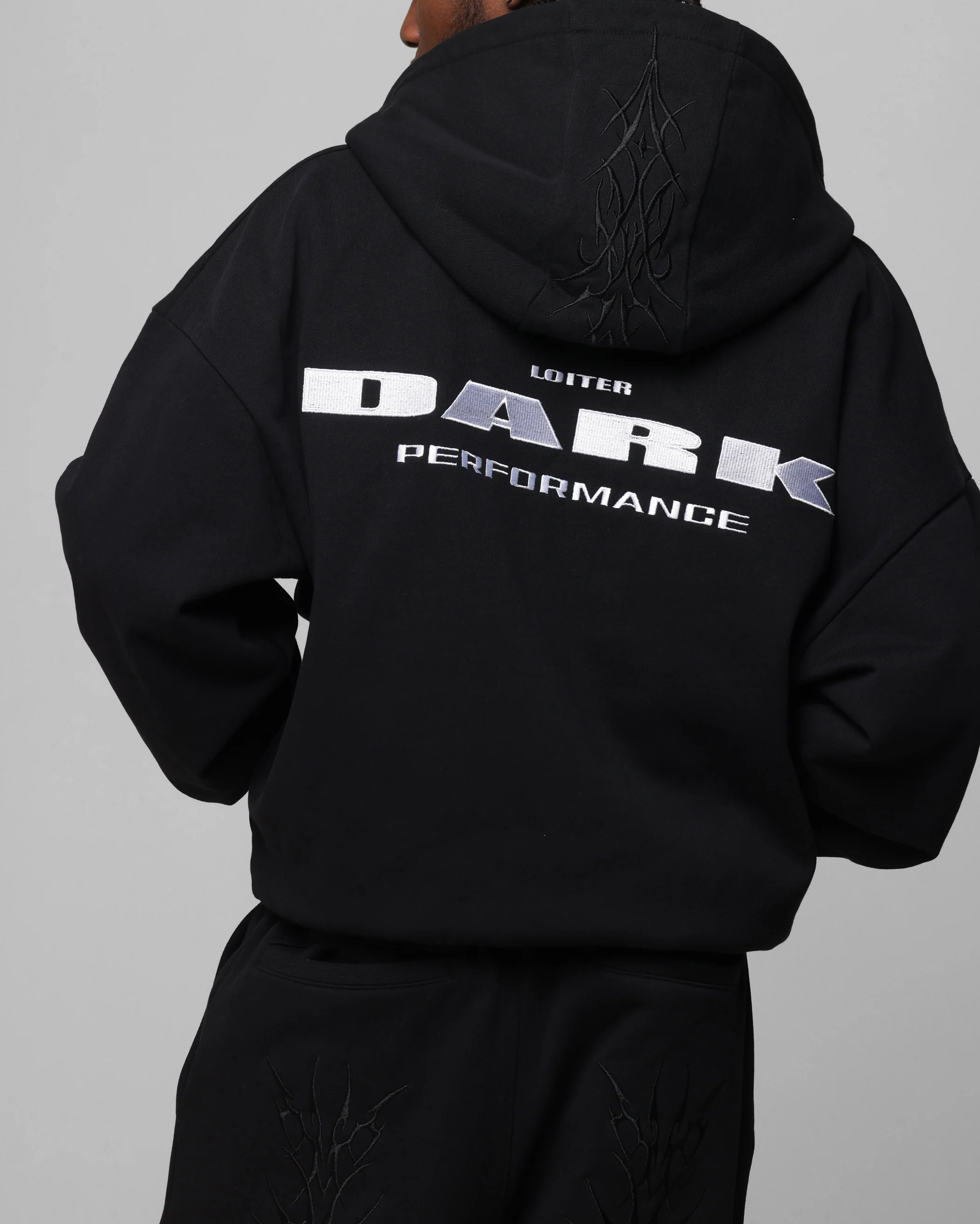 Loiter Blood Born Zip Hoodie Black - Image 8