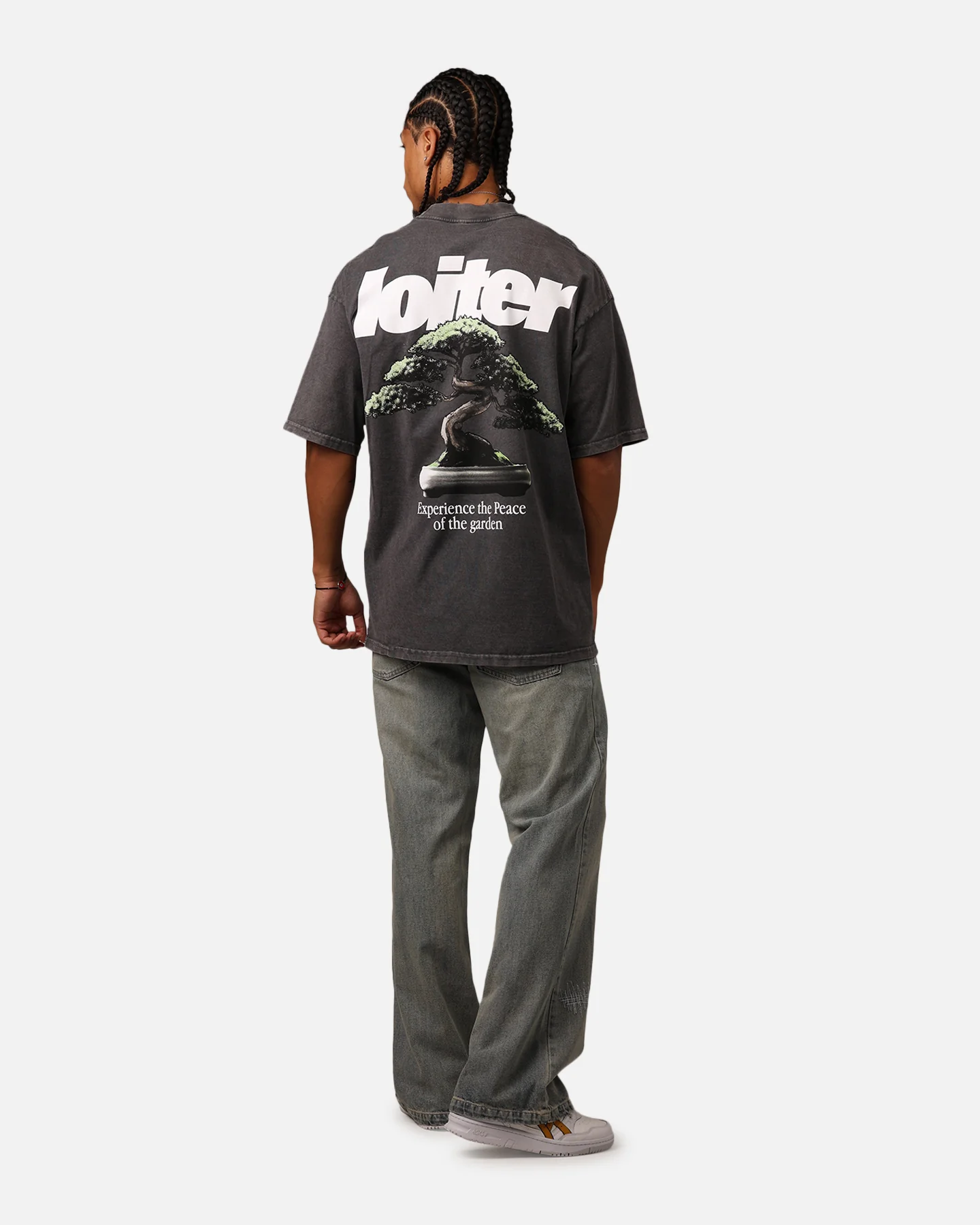 Bonsai Mock T-Shirt Charcoal - Image 6