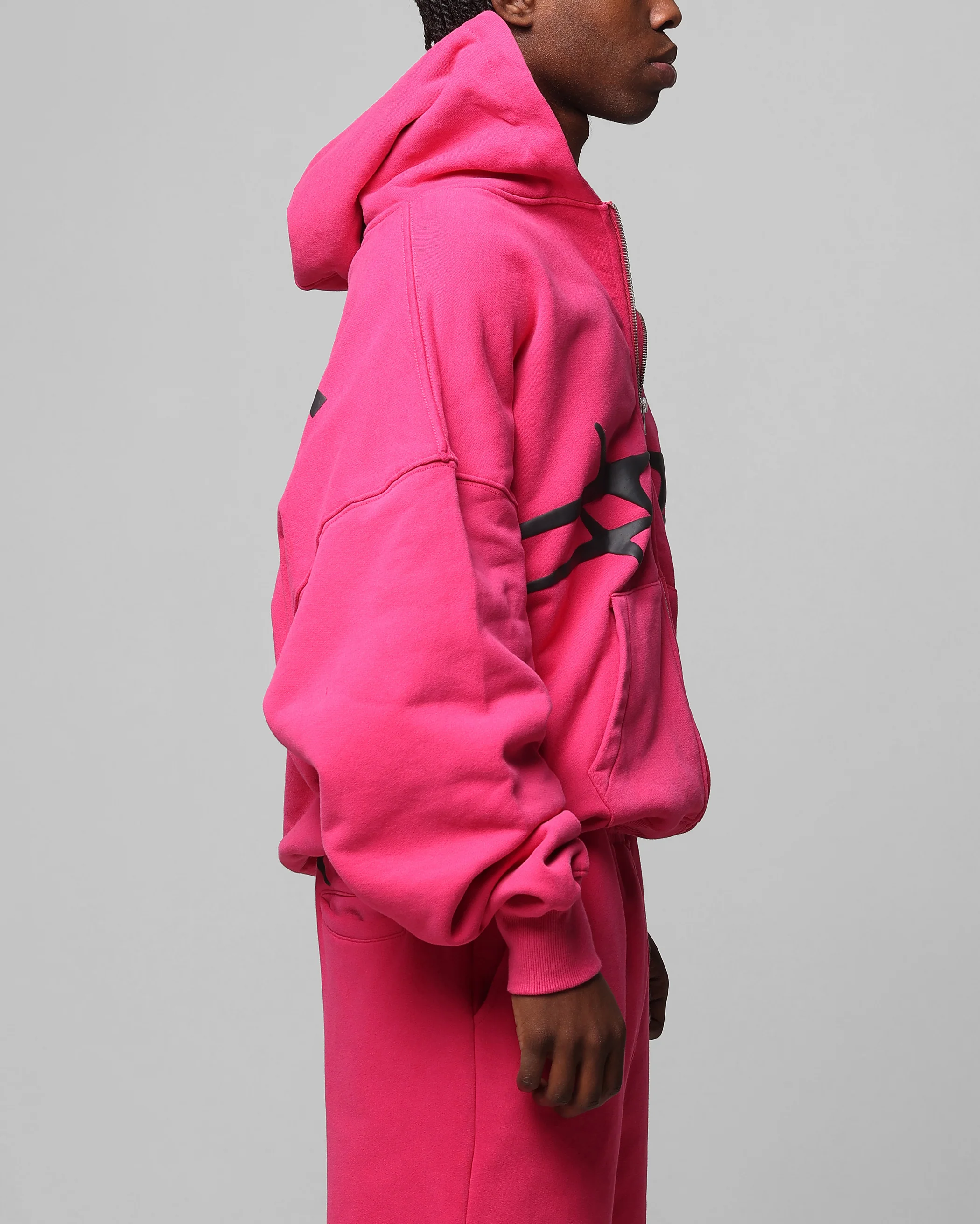 Loiter Celestial Full Zip Hoodie Pink - Image 5