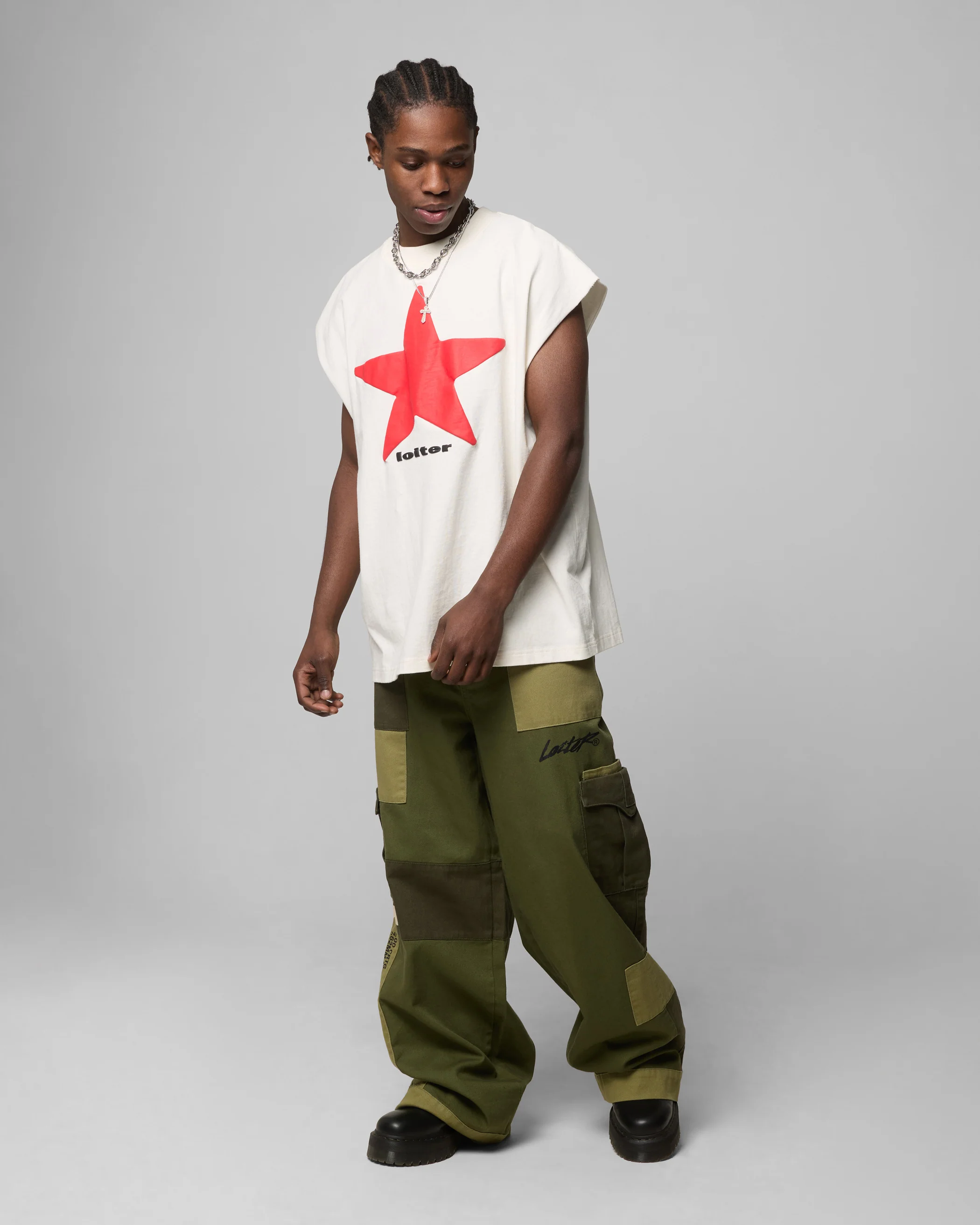 Celestial Muscle T-Shirt Off White - Image 3