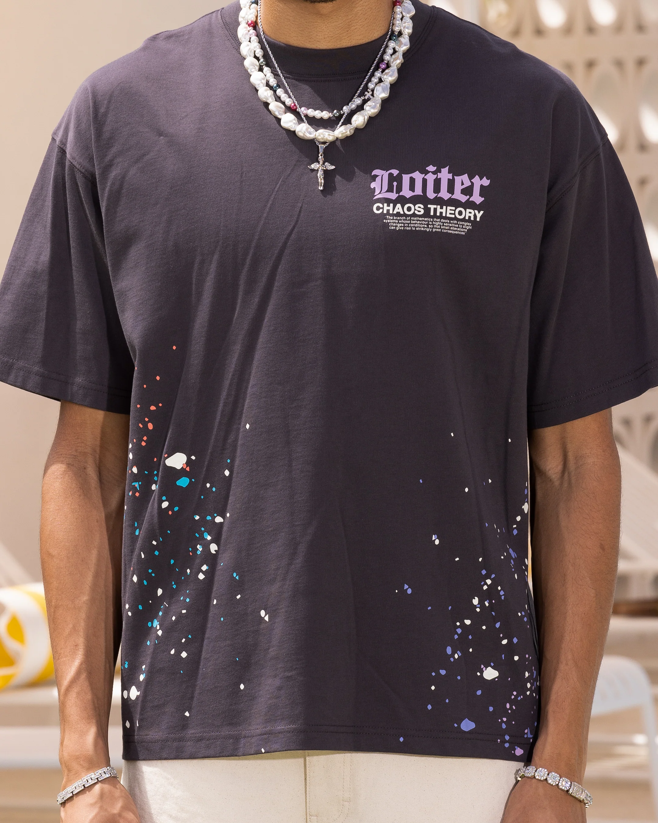 Chaos Theory T-Shirt Charcoal - Image 5