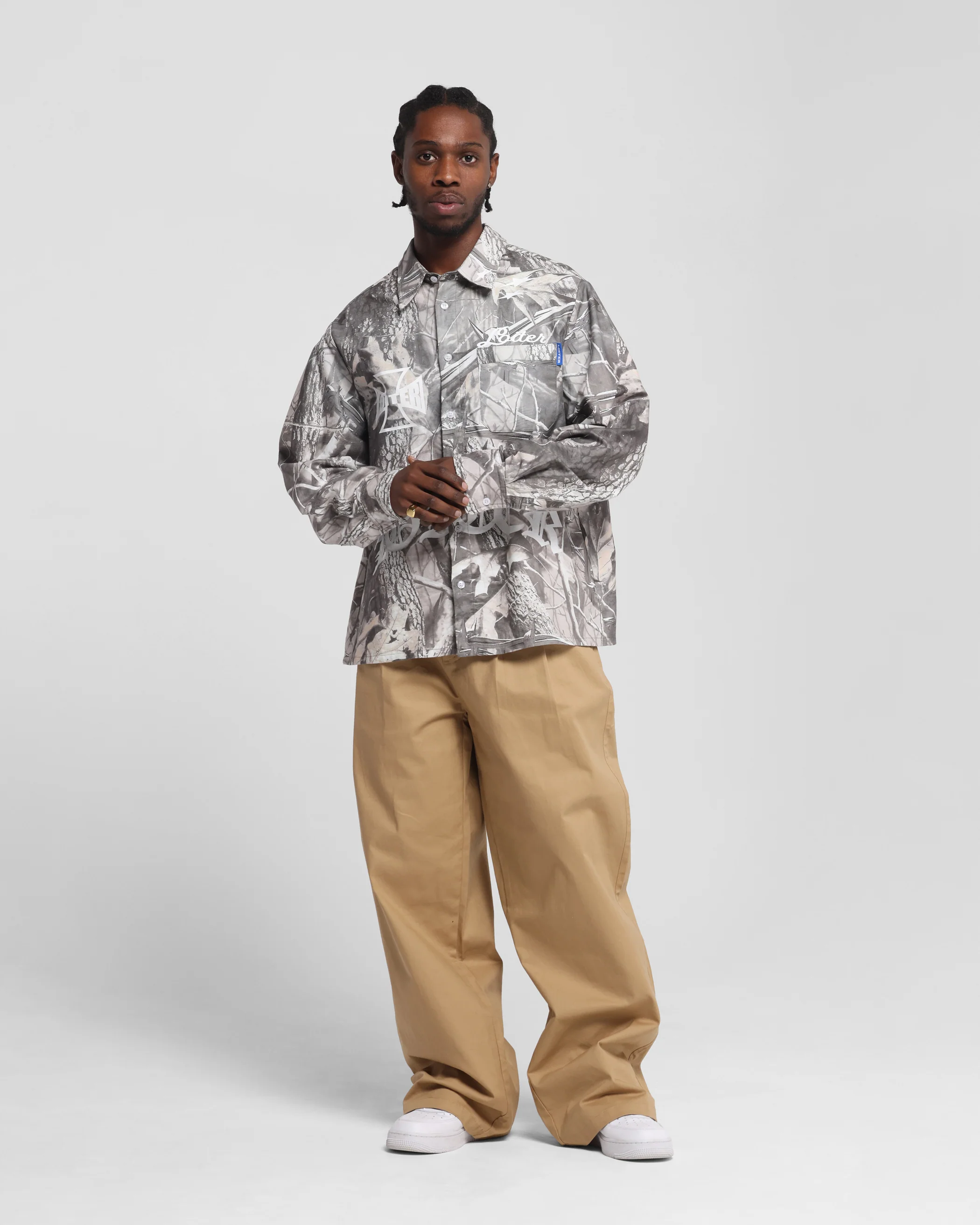 Loiter Chopper Long Sleeve Shirt Real Tree Camo - Image 3