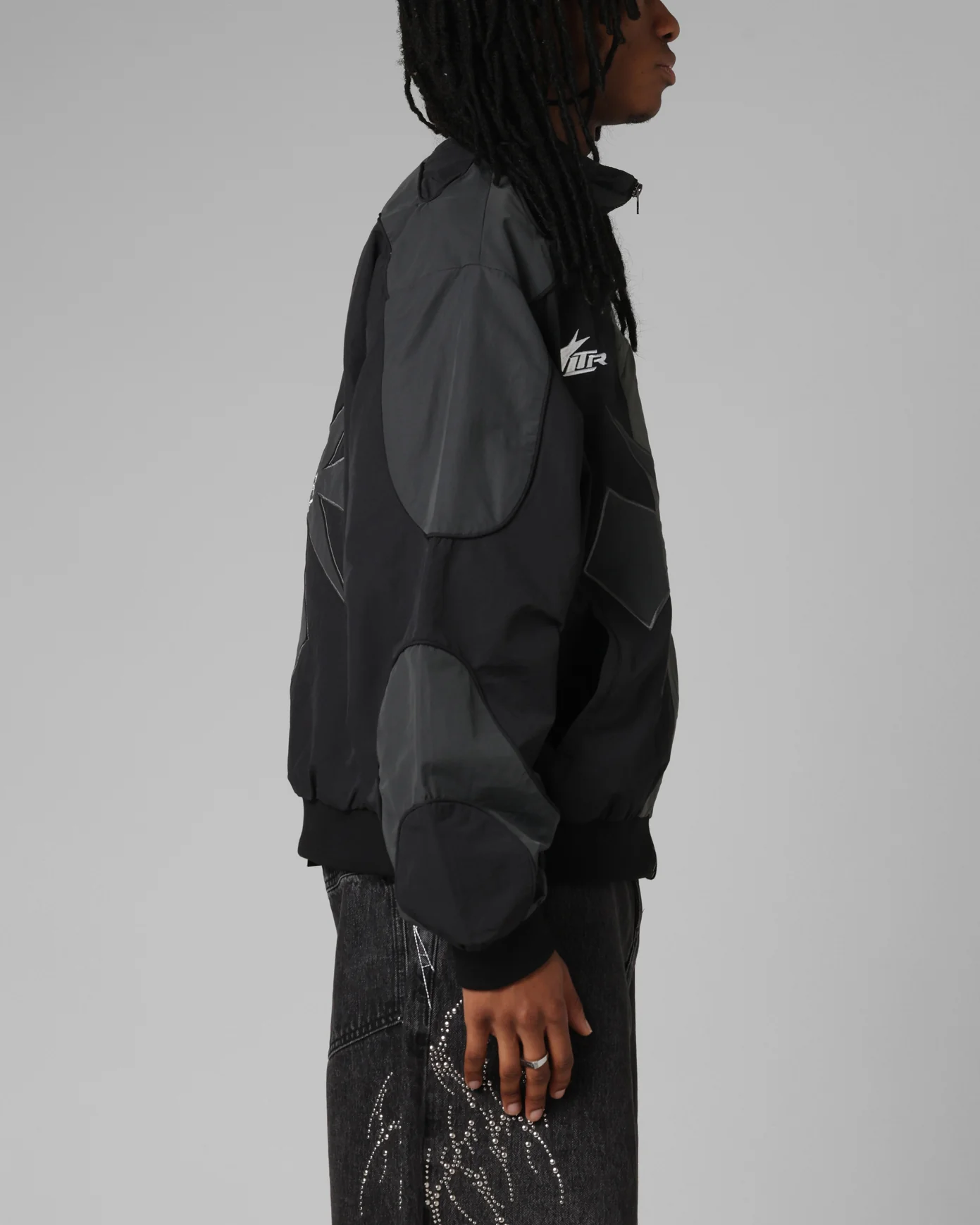 Loiter Club Classic Track Jacket Black - Image 5
