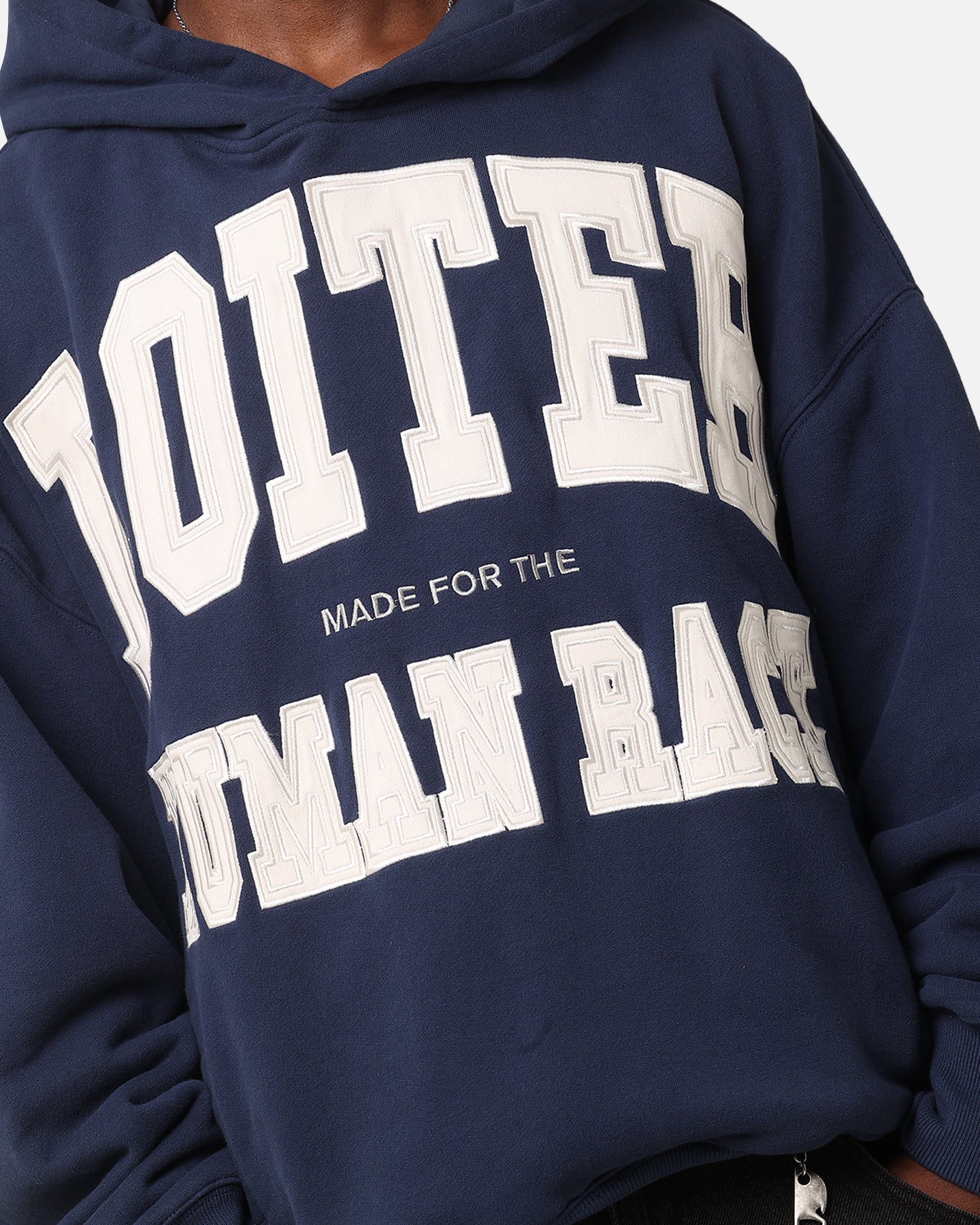 Loiter College Dropout Hoodie Navy - Image 7