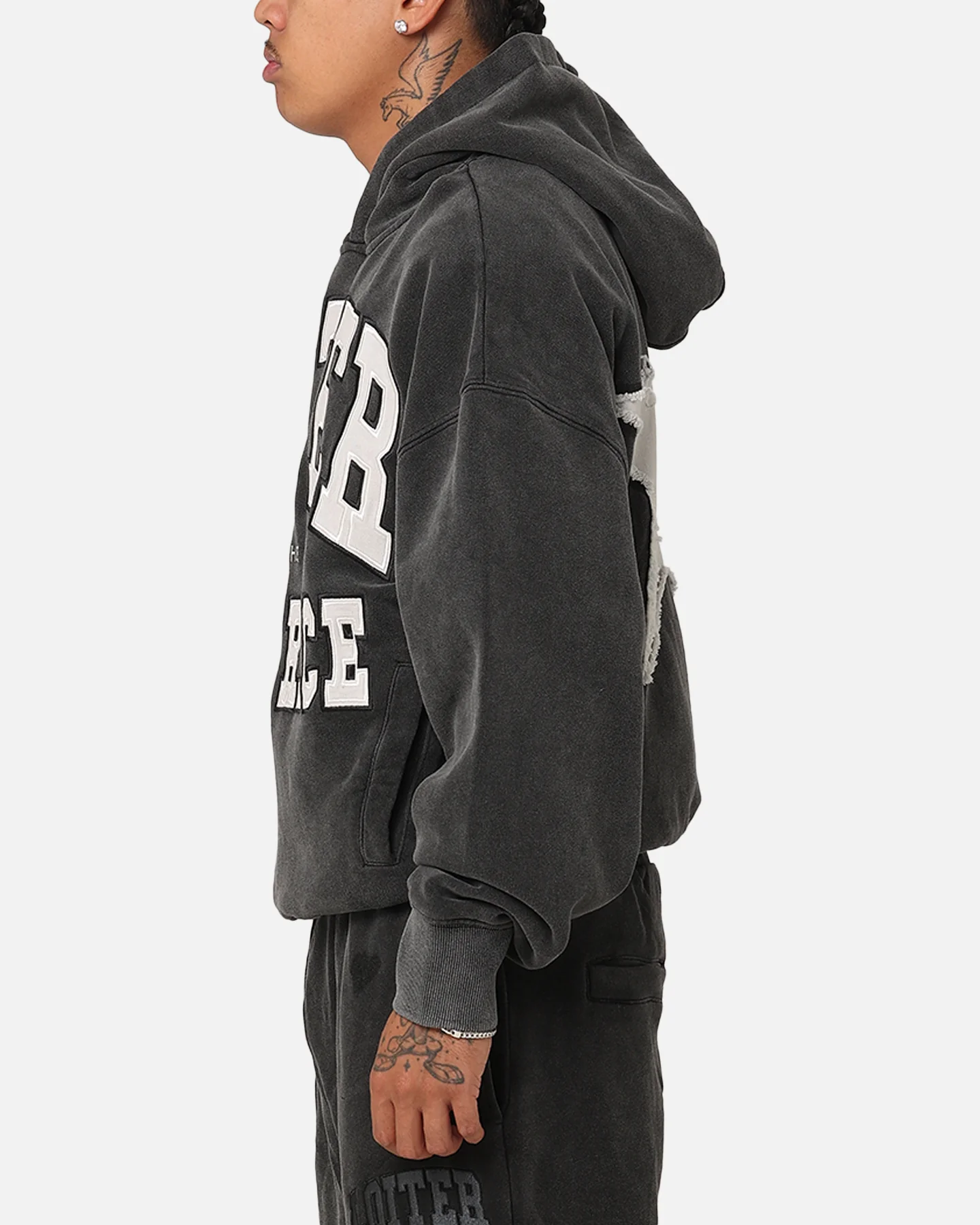 College Dropout Hoodie Washed Black - Image 5