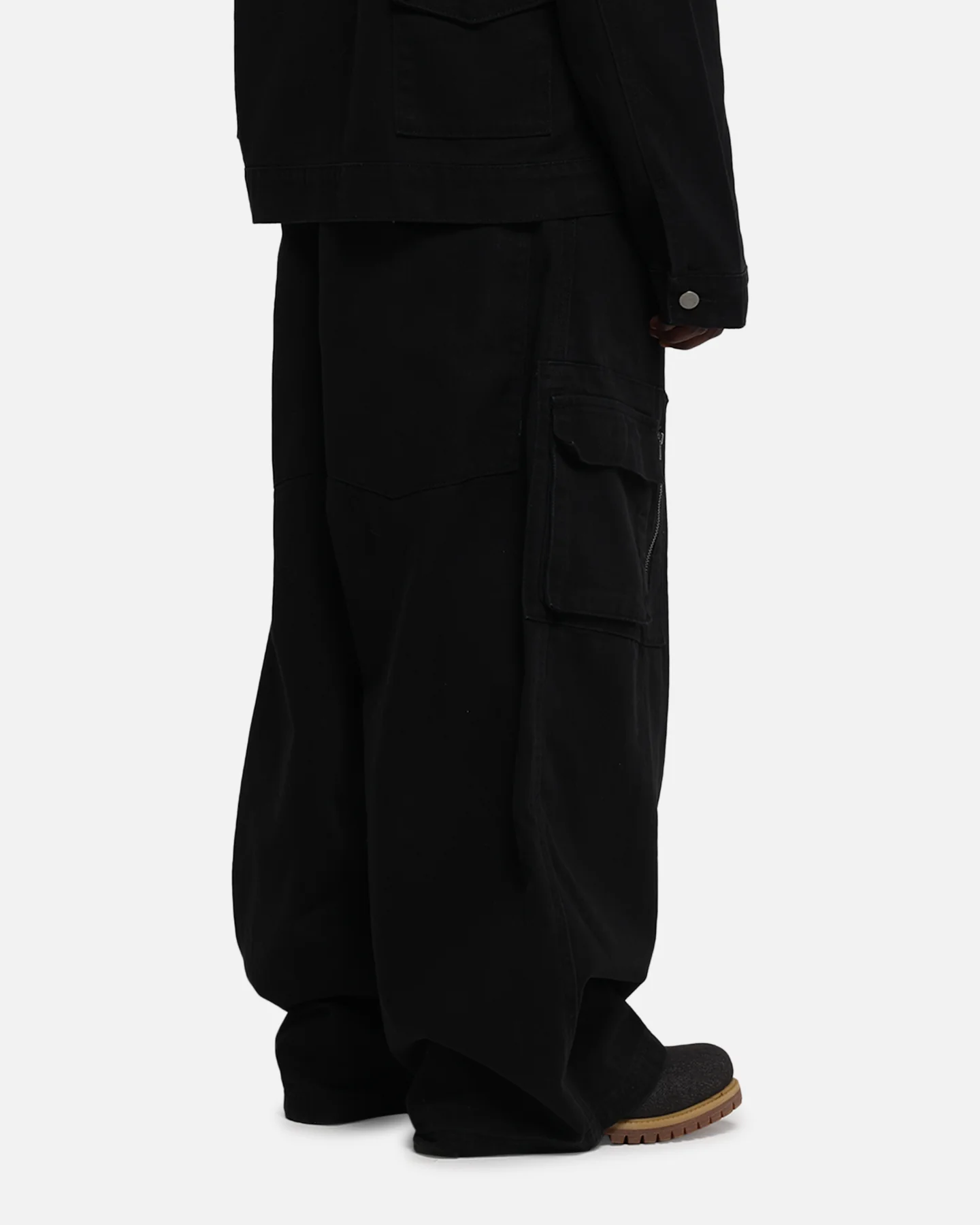 Loiter Combat Cargo Pants Washed Black - Image 5