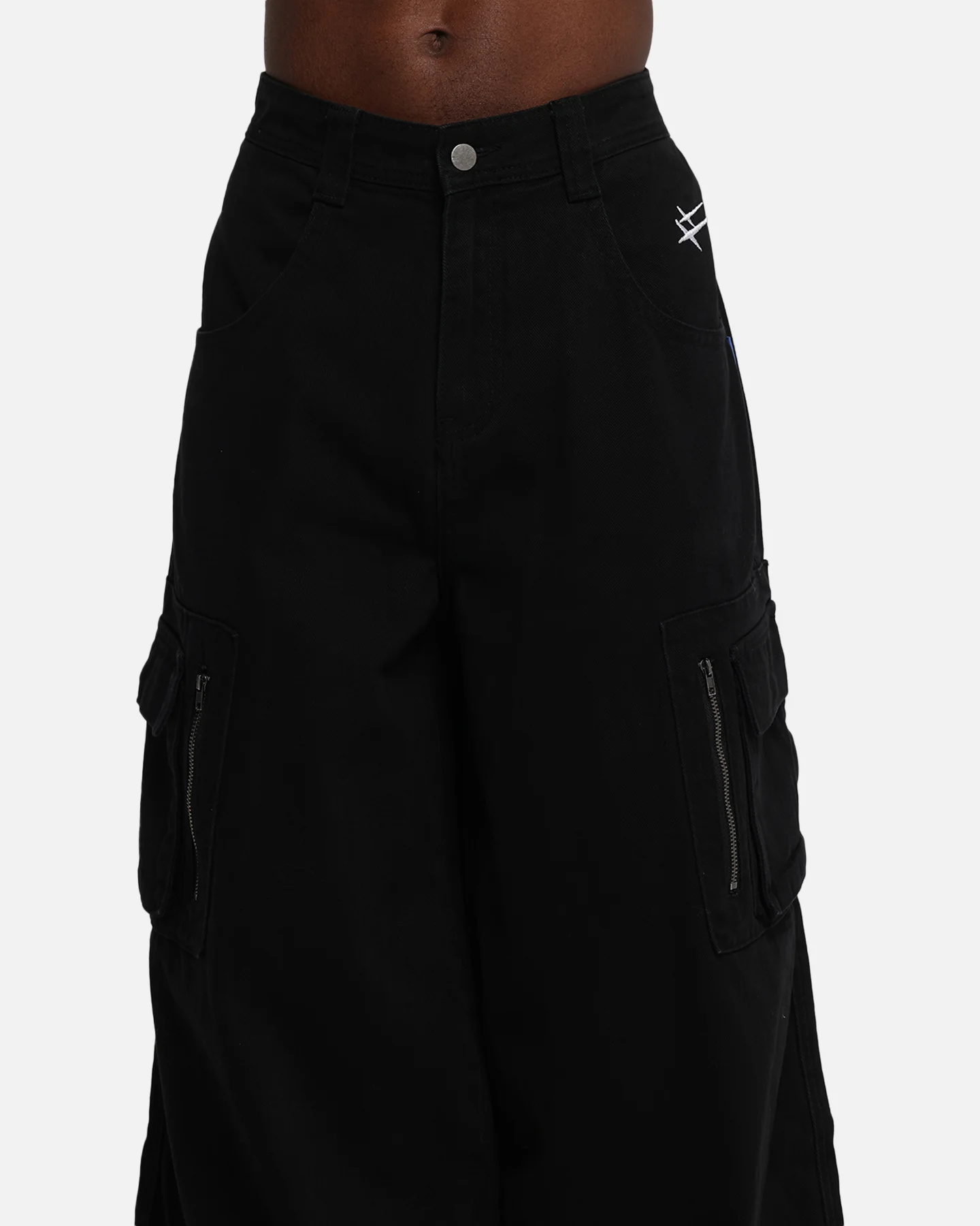 Loiter Combat Cargo Pants Washed Black - Image 7