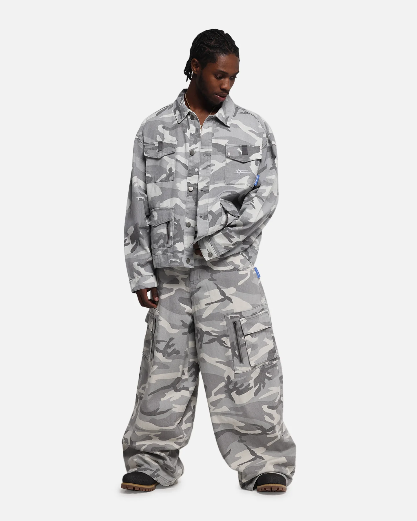 Loiter Combat Utility Jacket Snow Camo - Image 3