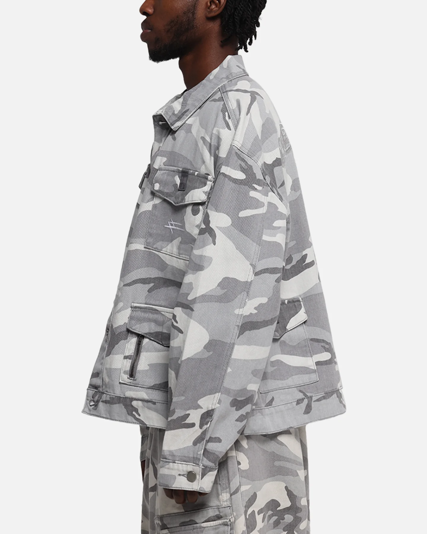 Loiter Combat Utility Jacket Snow Camo - Image 6