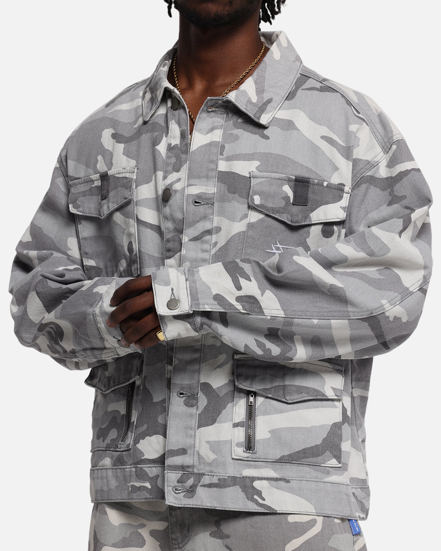 Loiter Combat Utility Jacket Snow Camo - Image 7