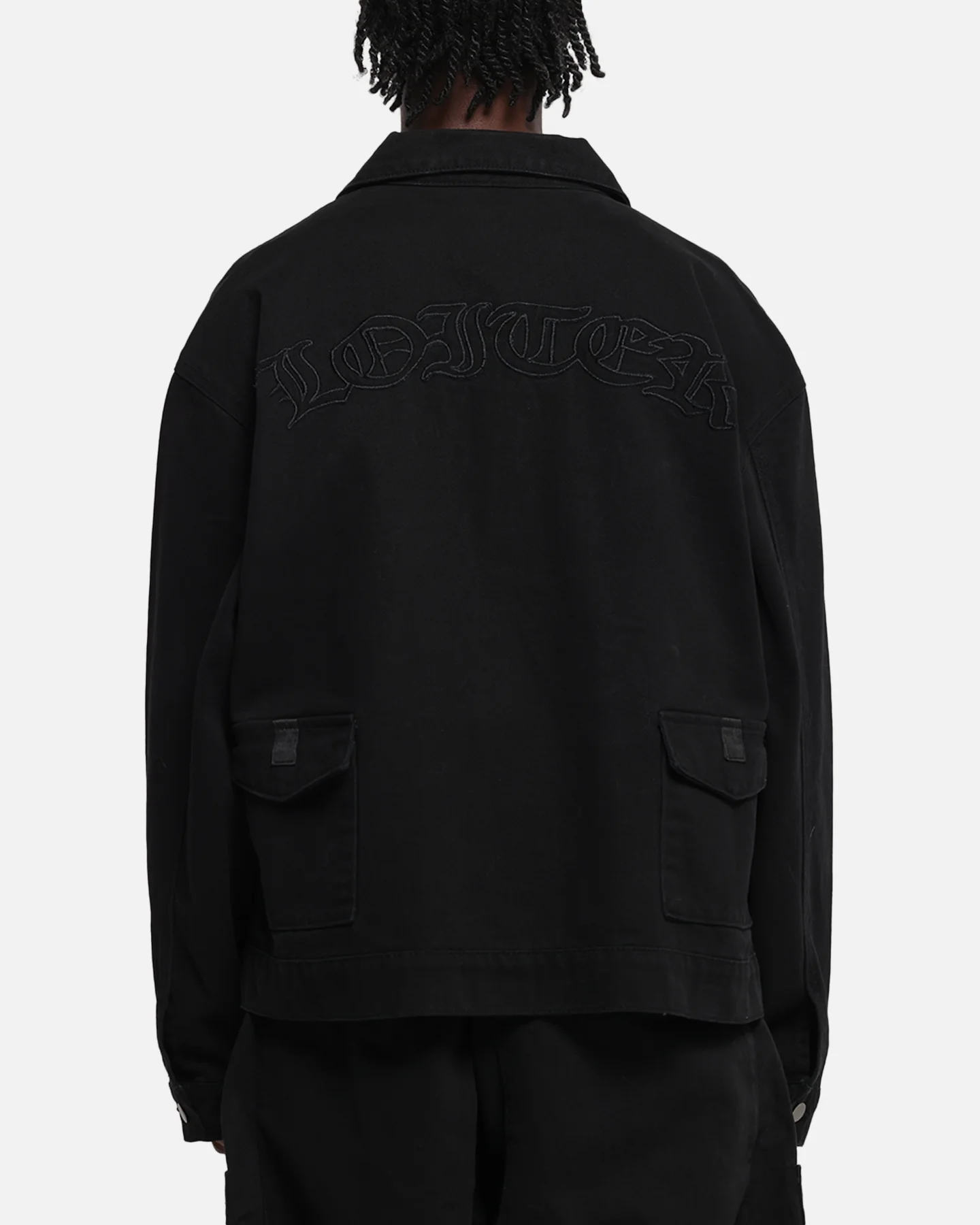 Loiter Combat Utility Jacket Washed Black - Image 2