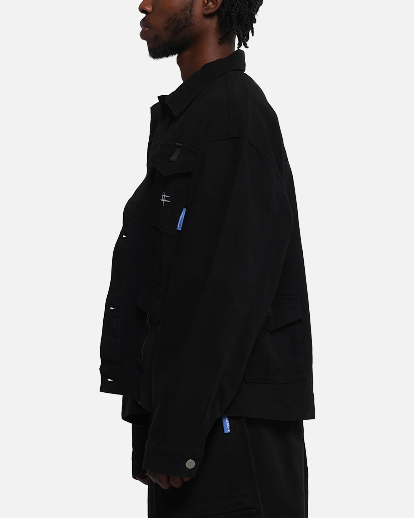 Loiter Combat Utility Jacket Washed Black - Image 6