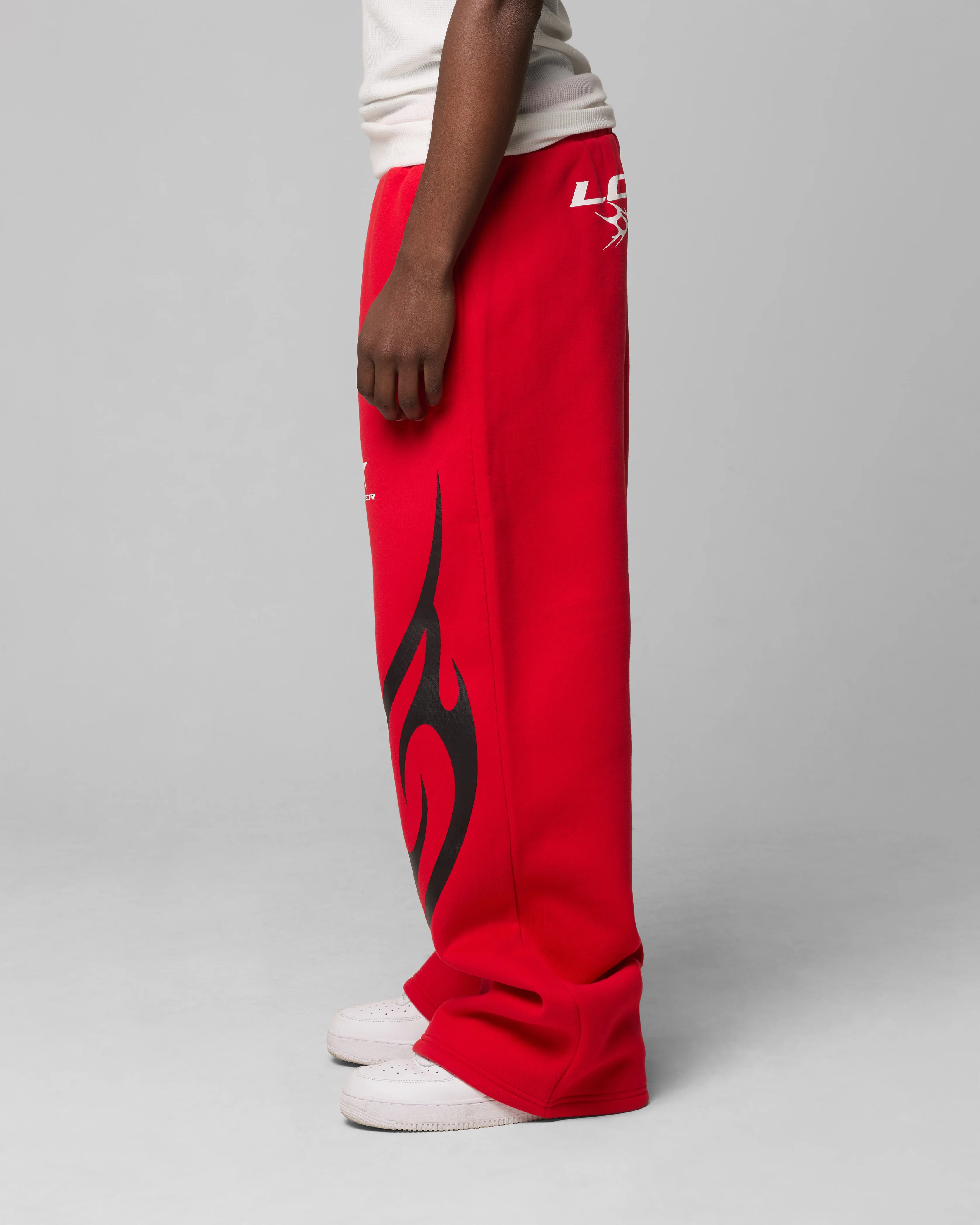 Loiter Cyber Sweat Pants Red - Image 6