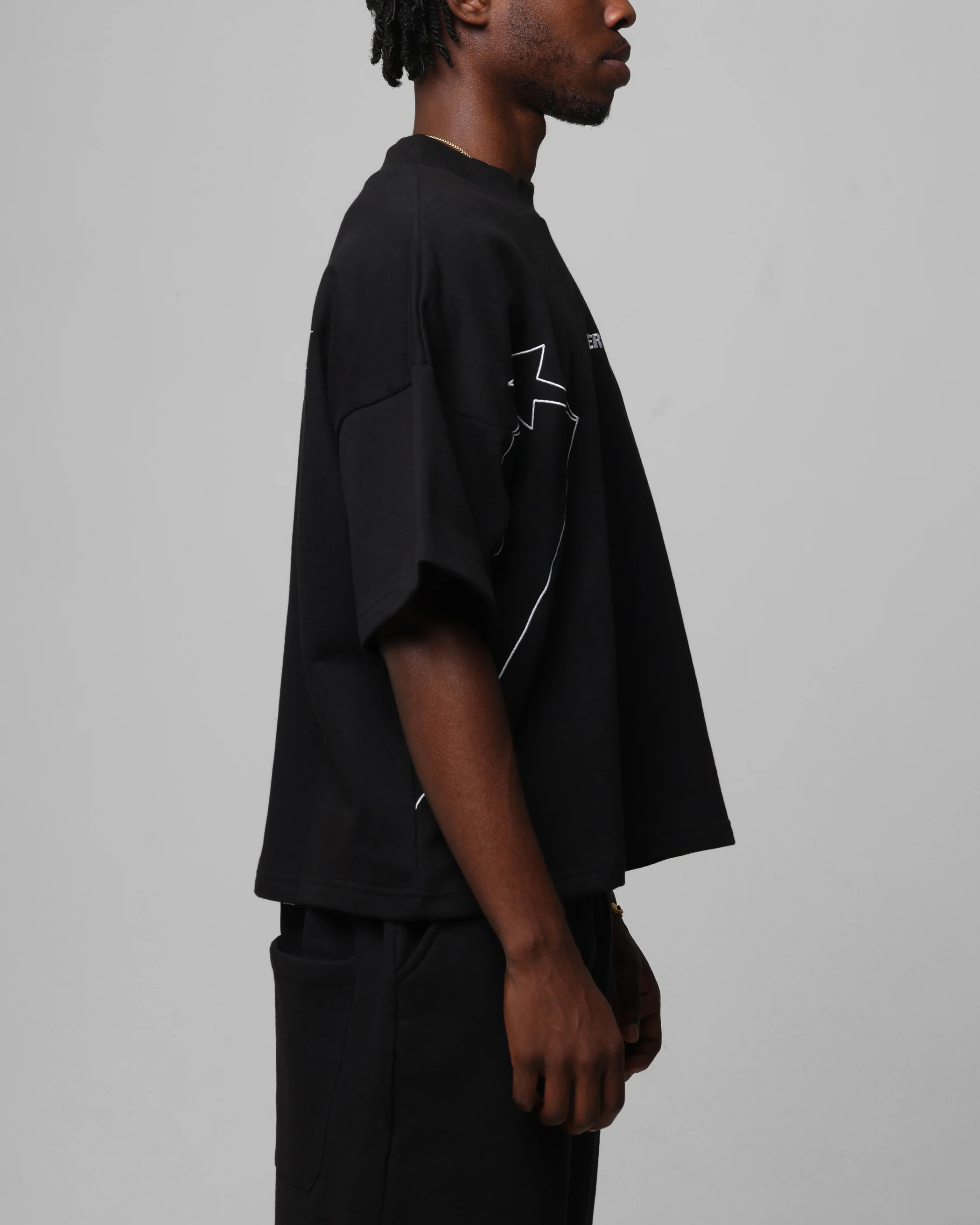 Loiter Dark Performance T-Shirt Black - Image 5