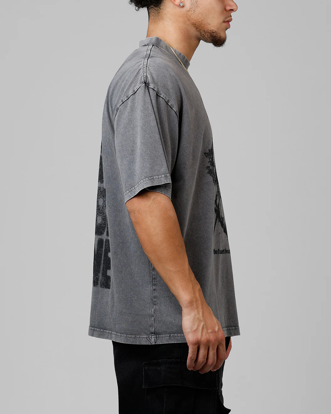 Desire T-Shirt Washed Charcoal - Image 4