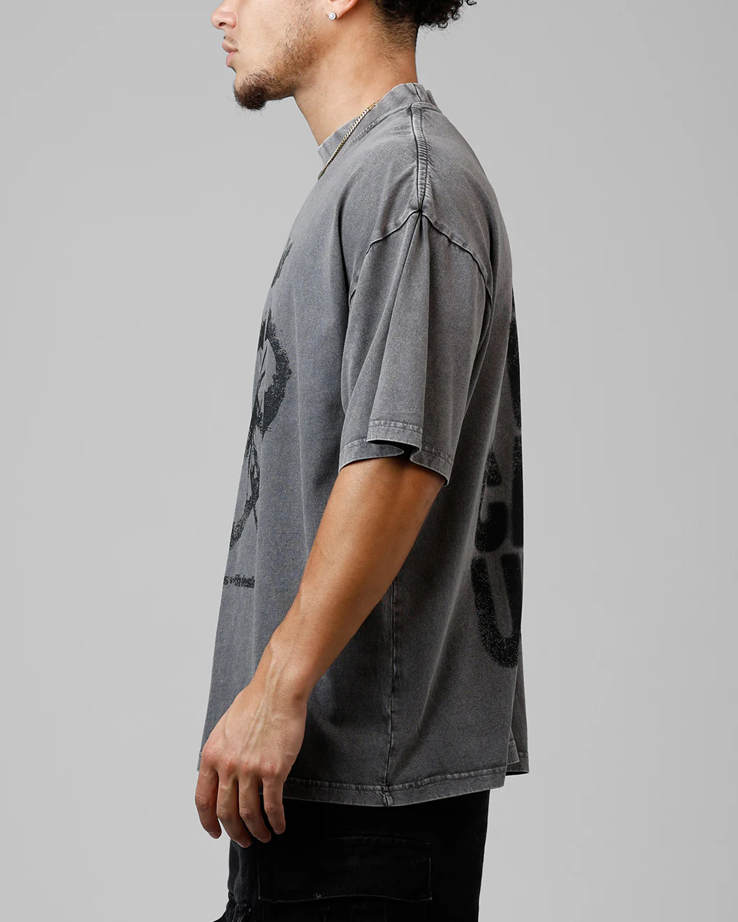 Desire T-Shirt Washed Charcoal - Image 5
