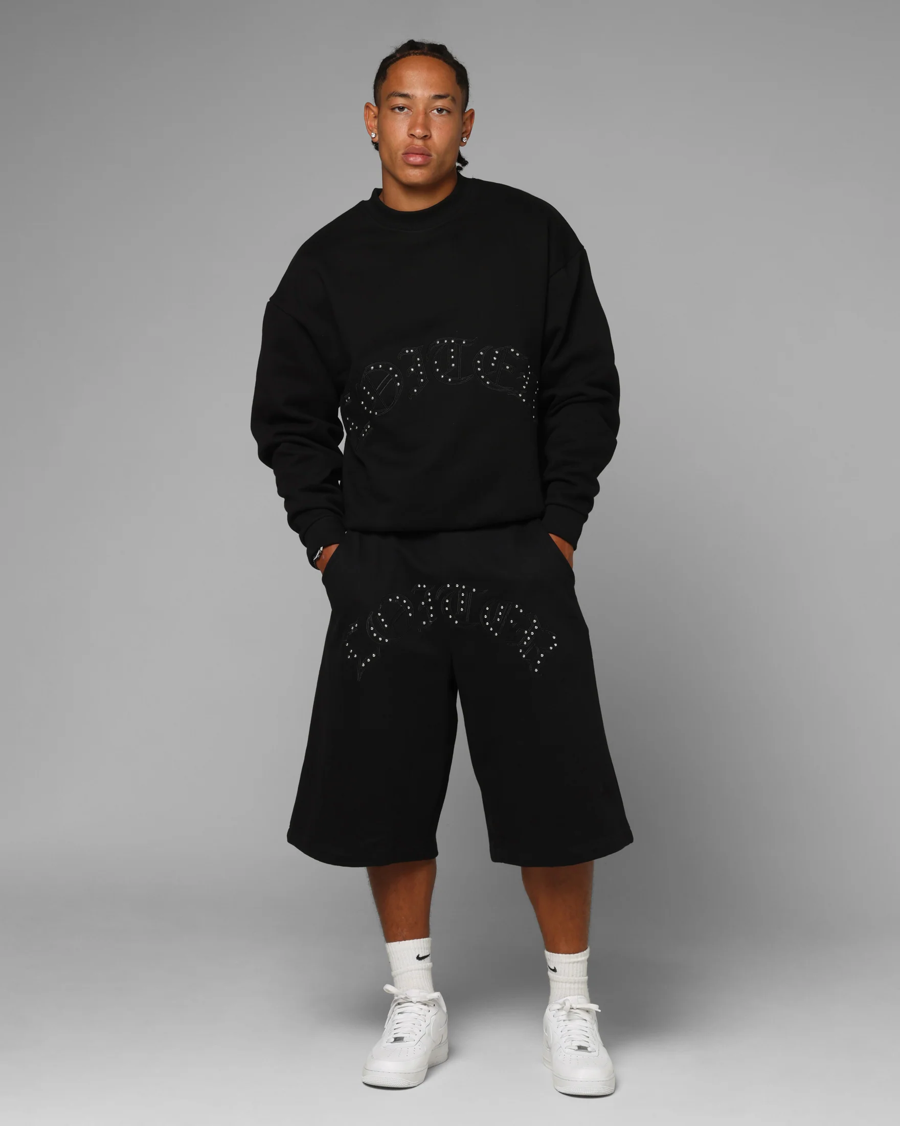 Loiter Destruct Crewneck Black - Image 2