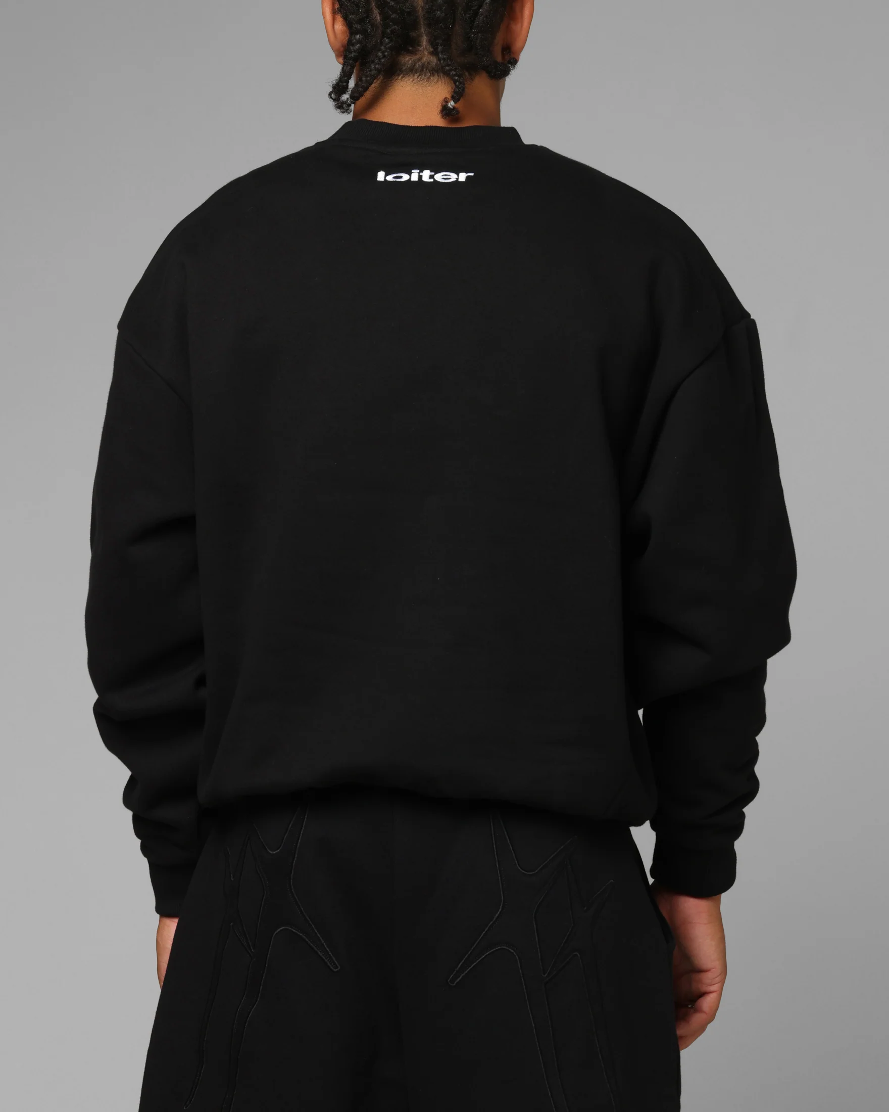 Loiter Destruct Crewneck Black - Image 3