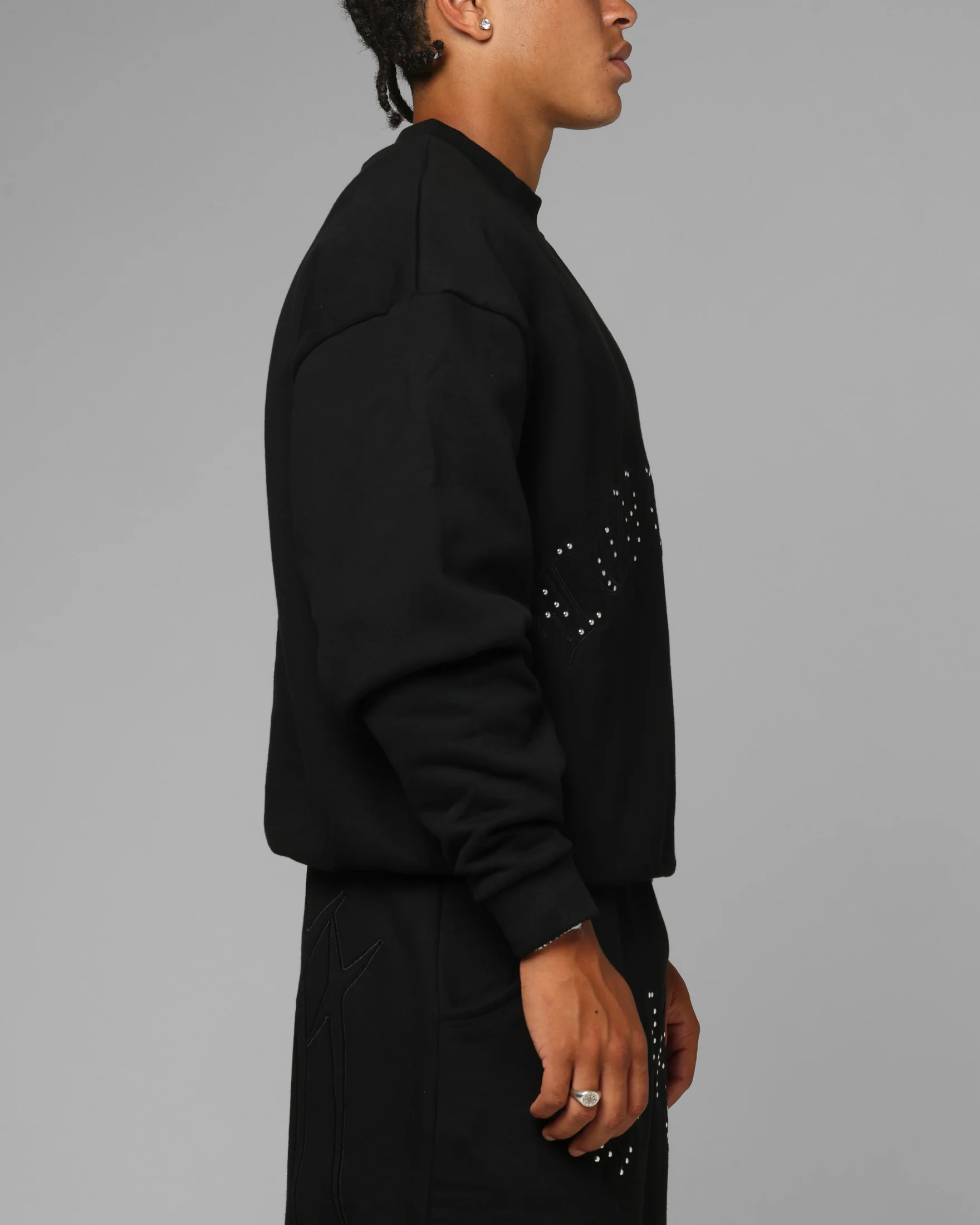 Loiter Destruct Crewneck Black - Image 4