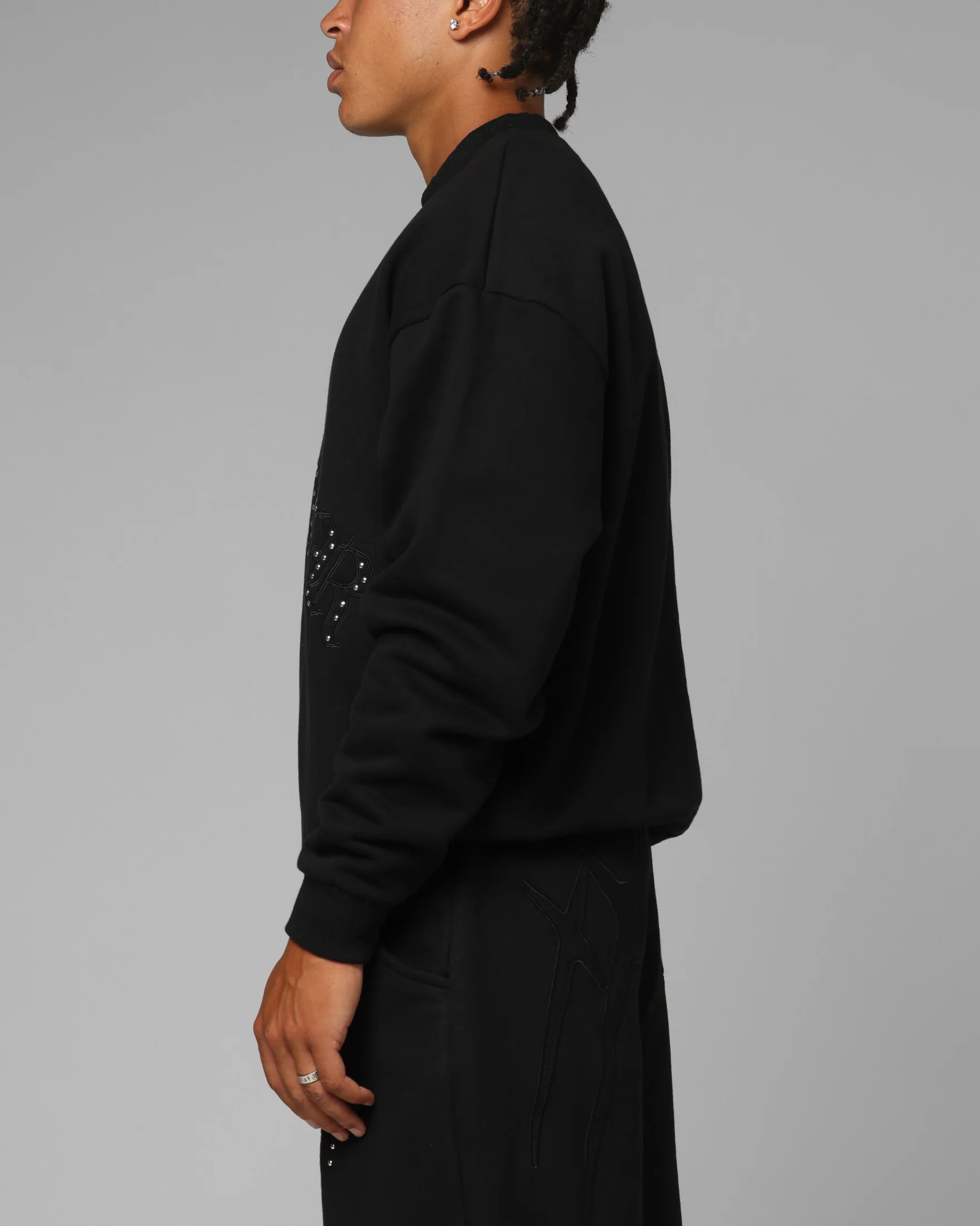 Loiter Destruct Crewneck Black - Image 5