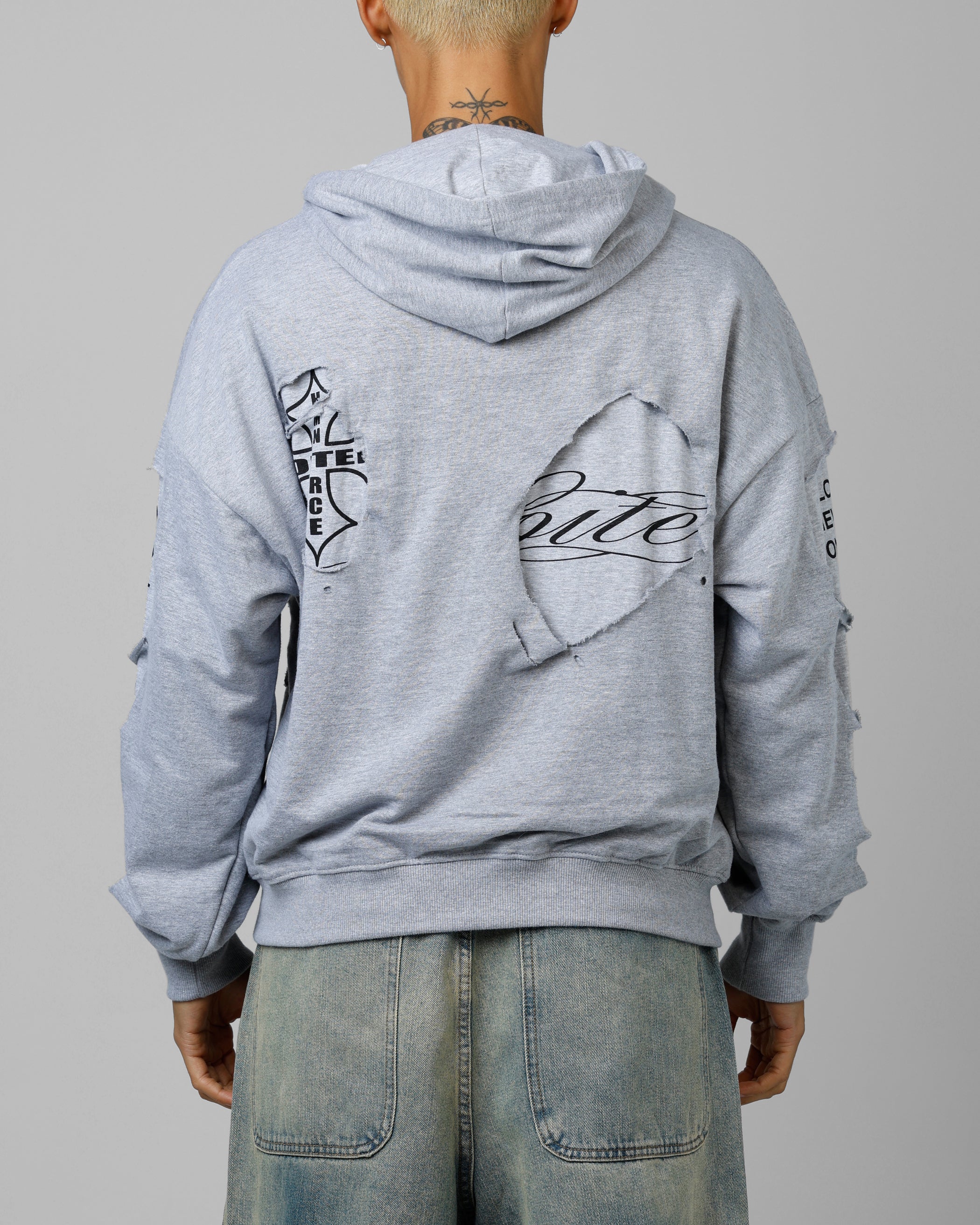 Destruction Hoodie Grey - Image 2