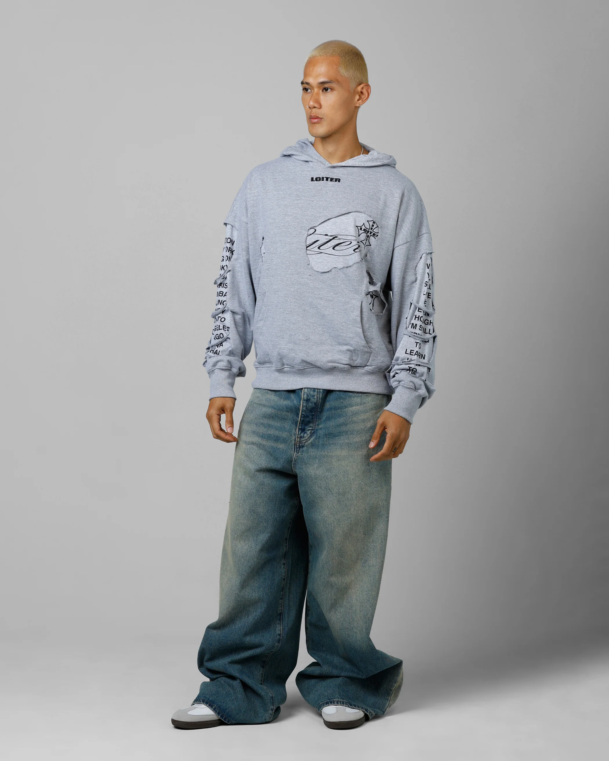Destruction Hoodie Grey - Image 3