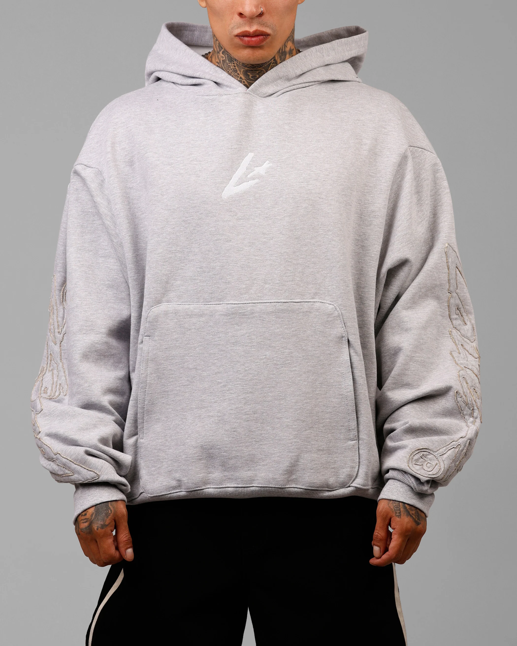 Dune Hoodie Grey Marle