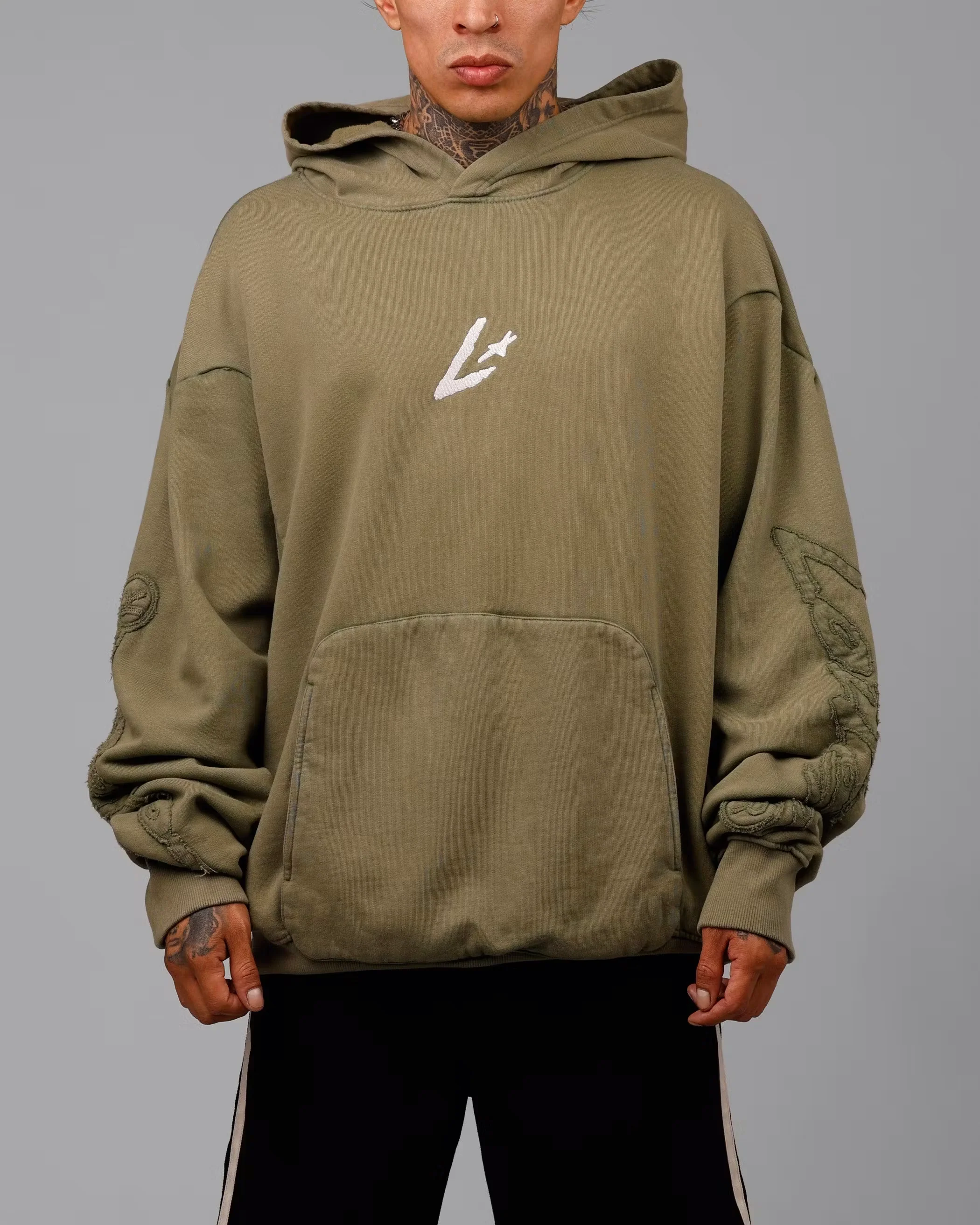 Dune Hoodie Khaki Green