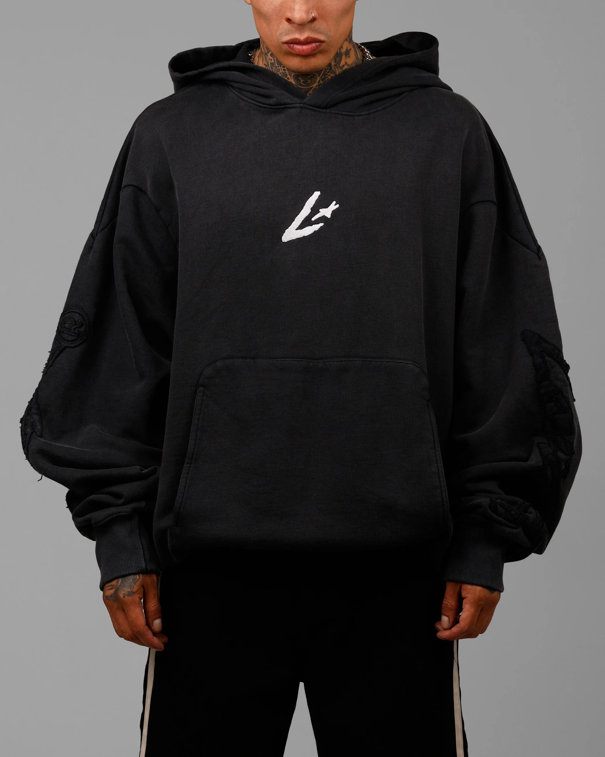 Dune Hoodie Washed Black