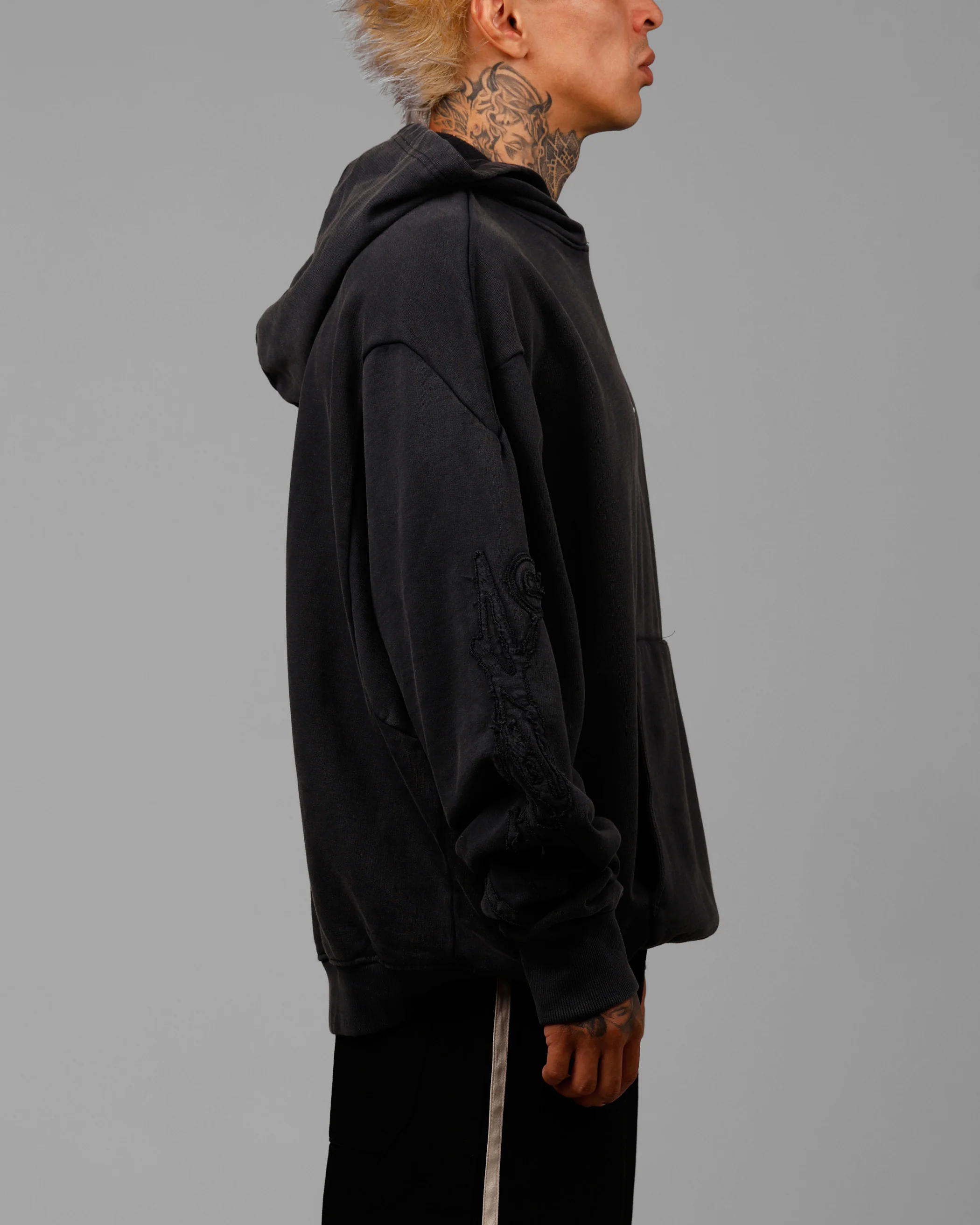 Dune Hoodie Washed Black - Image 3