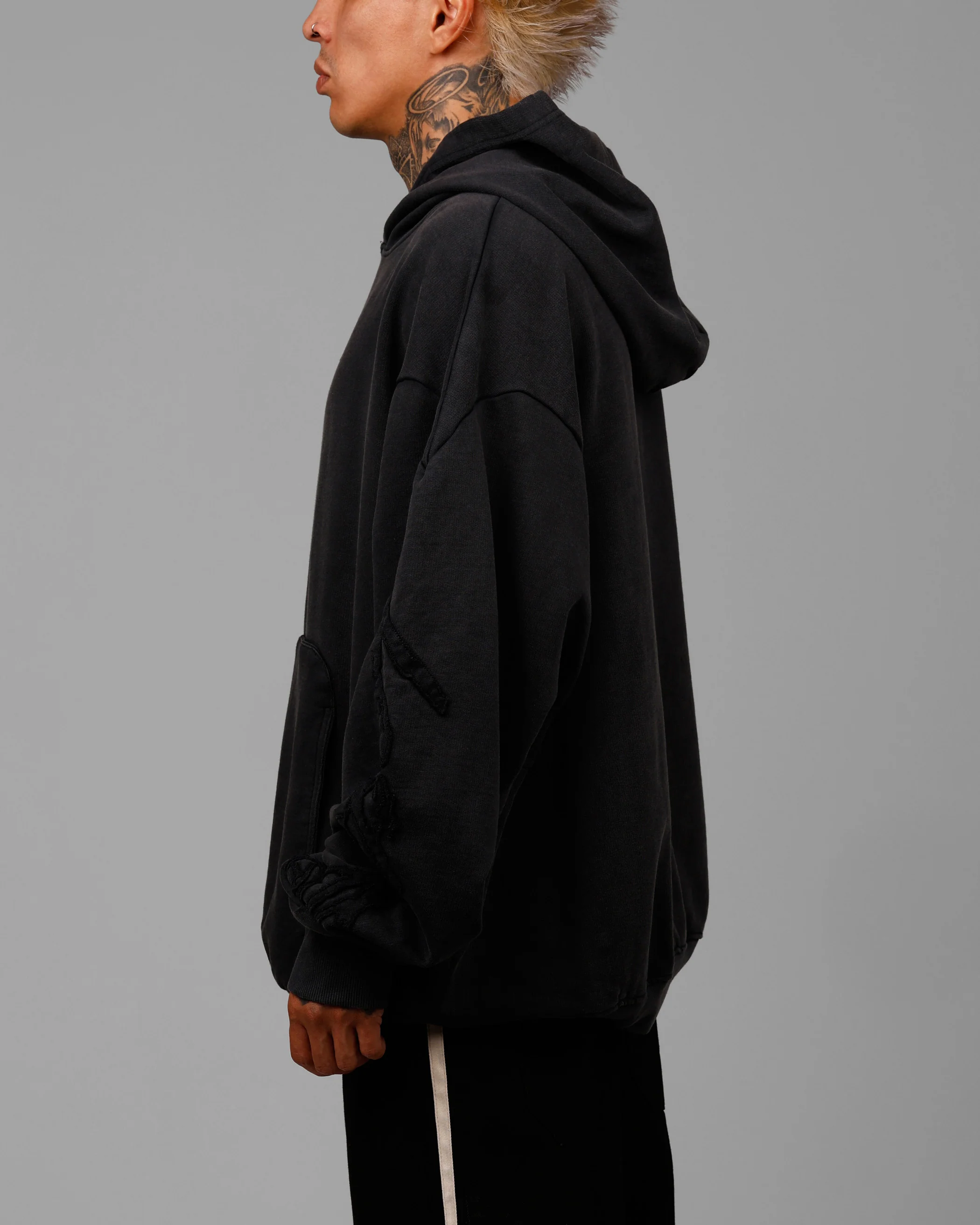 Dune Hoodie Washed Black - Image 4