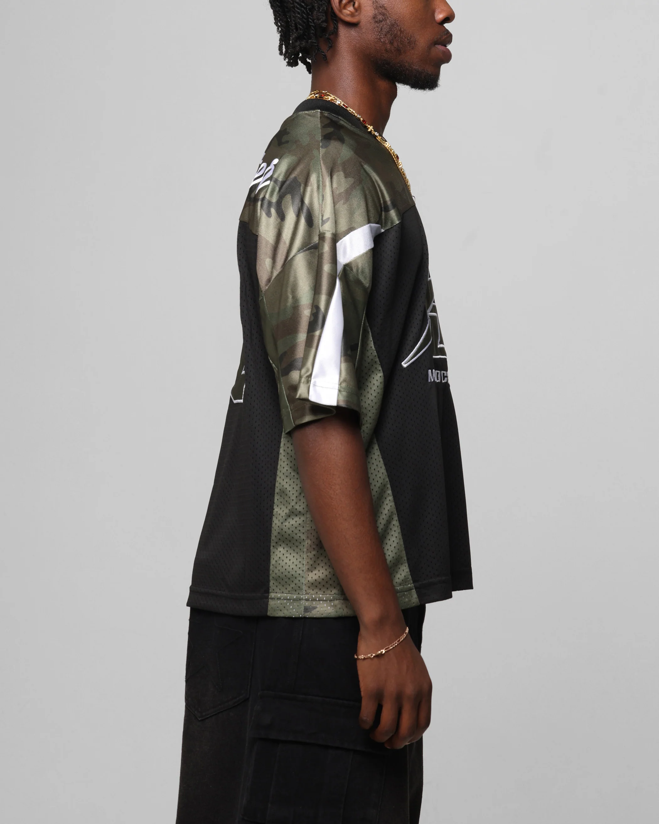 Loiter End Zone Jersey Black/Camo - Image 5