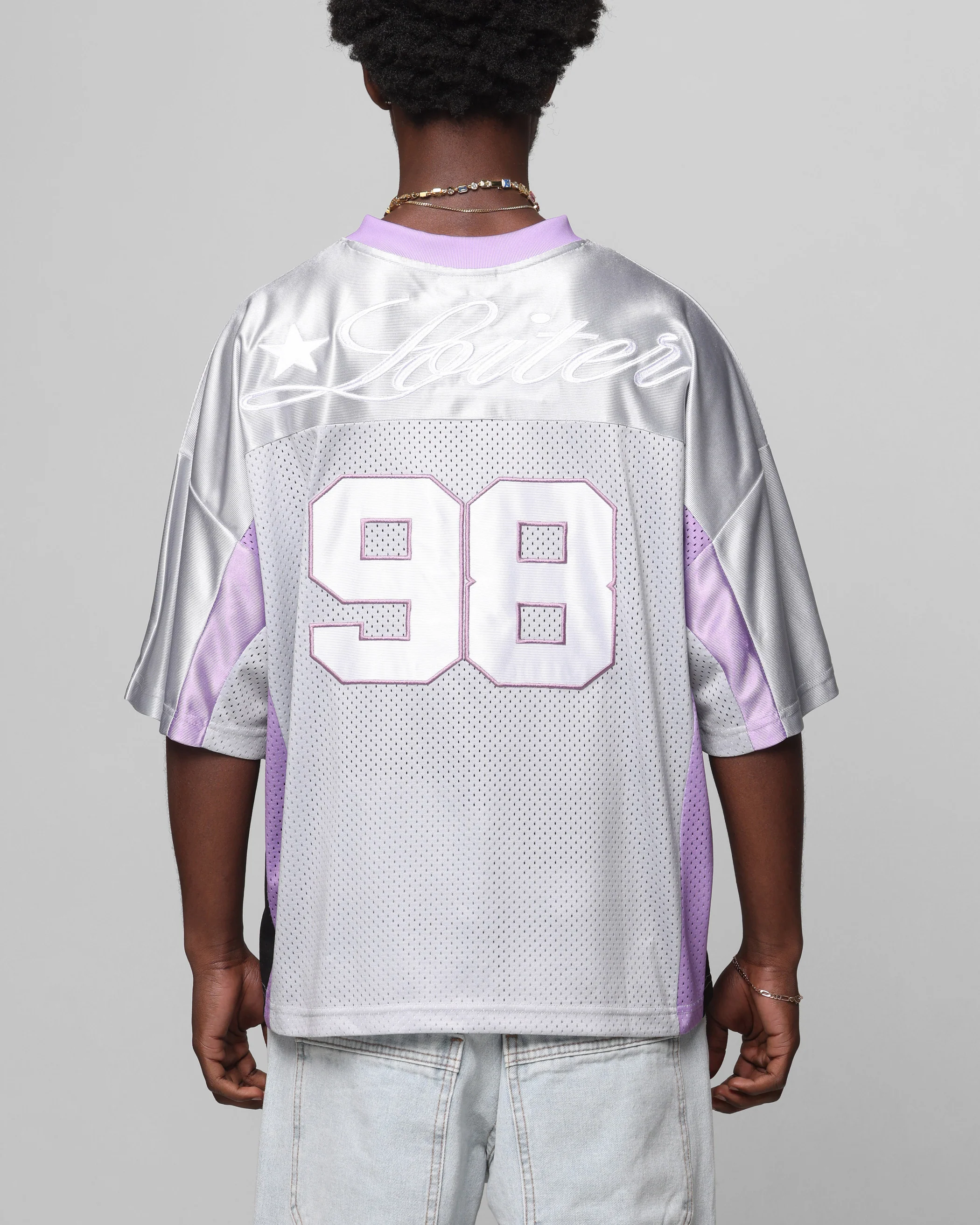 Loiter End Zone Jersey Grey/Purple - Image 2