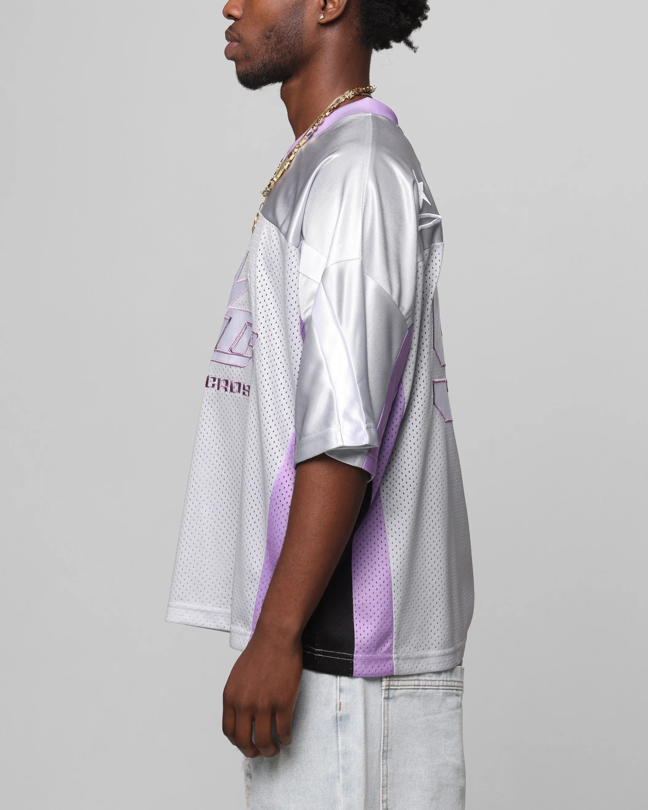 Loiter End Zone Jersey Grey/Purple - Image 6