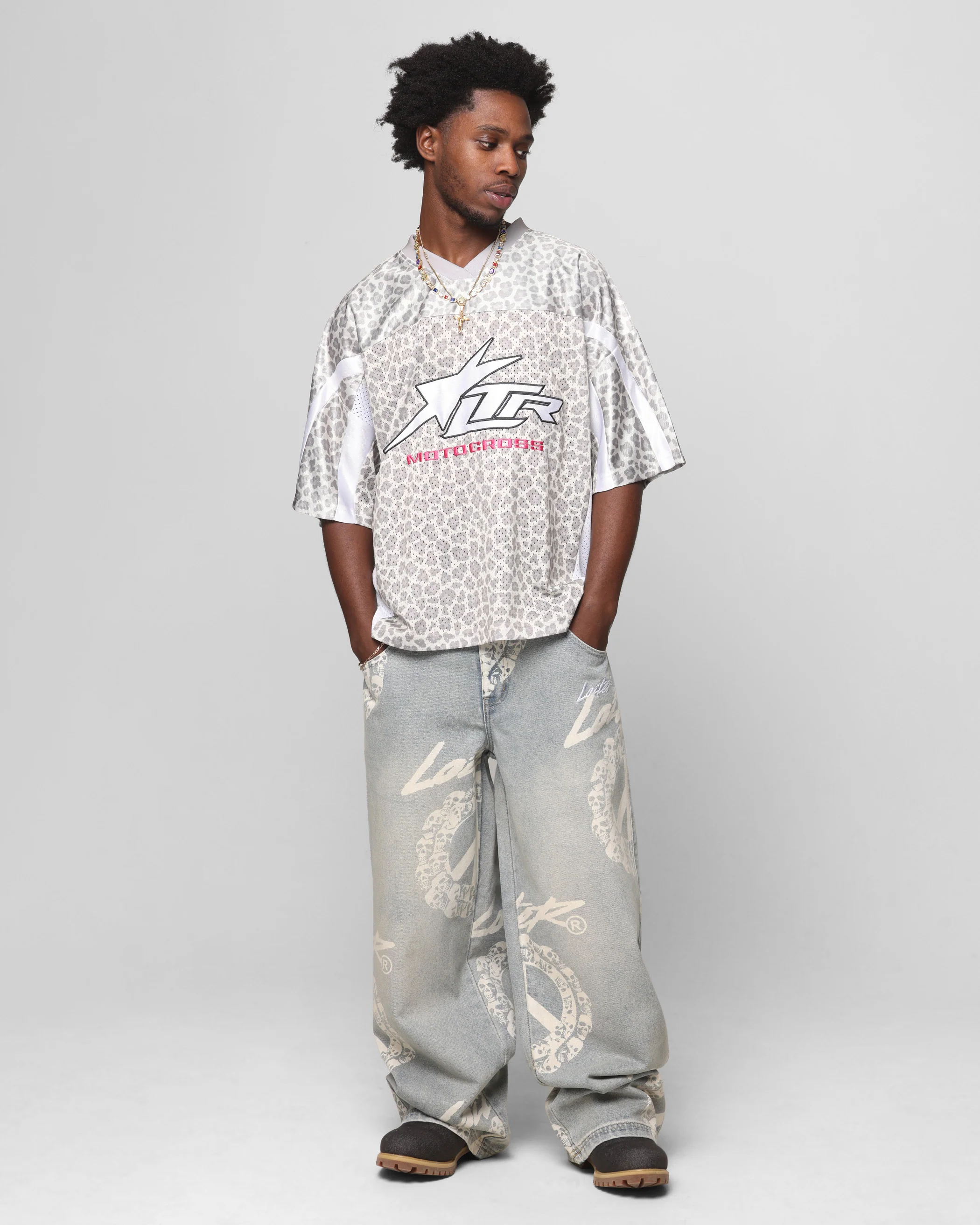 Loiter End Zone Jersey Snow Leopard - Image 3