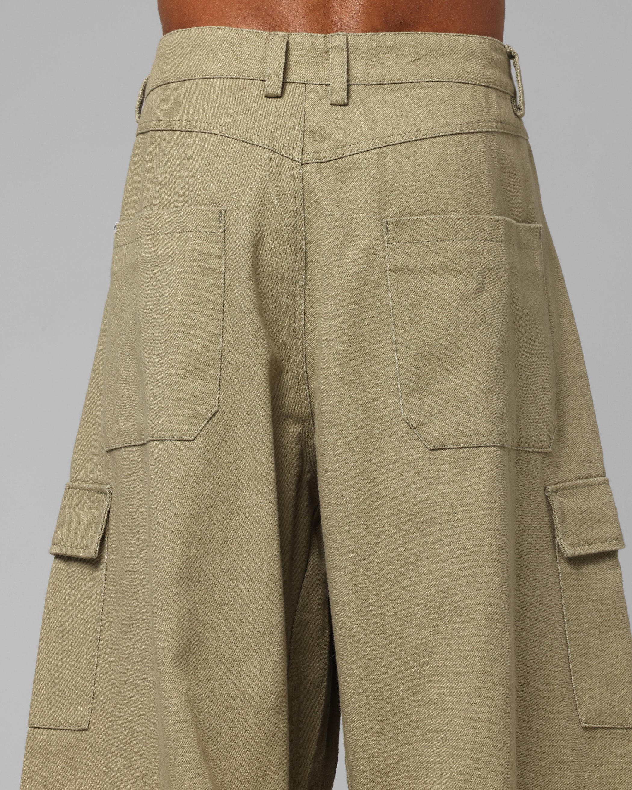 Loiter F-16 Balloon Cargo Pants Khaki - Image 8
