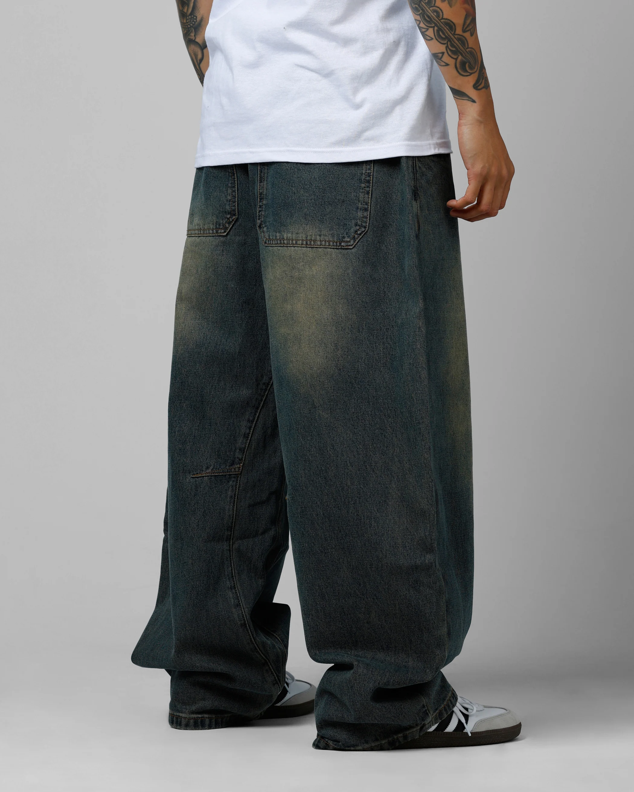 F-16 Balloon Jeans Dirty Blue - Image 3