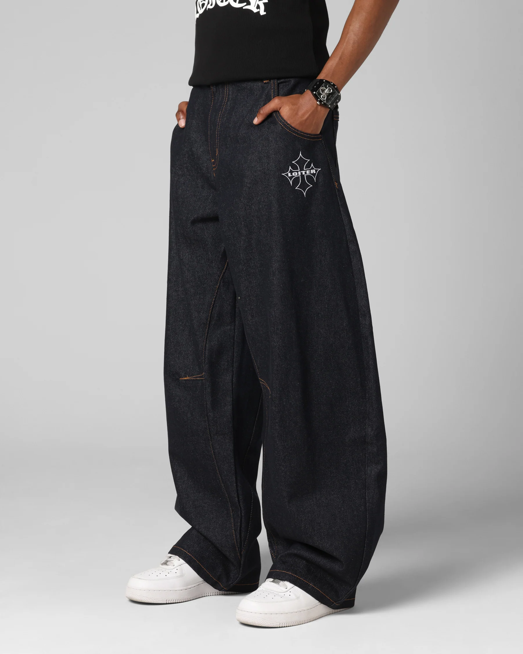 Loiter F-16 Balloon Jeans Indigo - Image 6