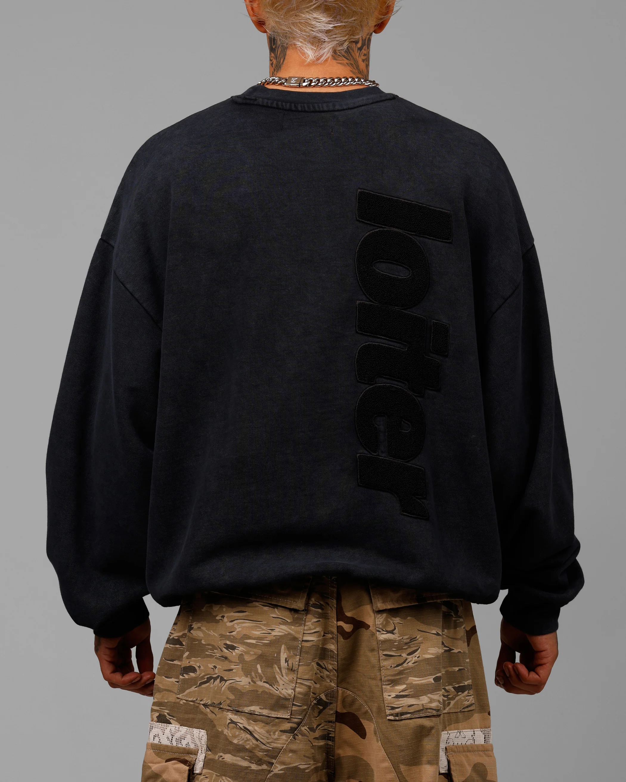 Freeway Crewneck Washed Black