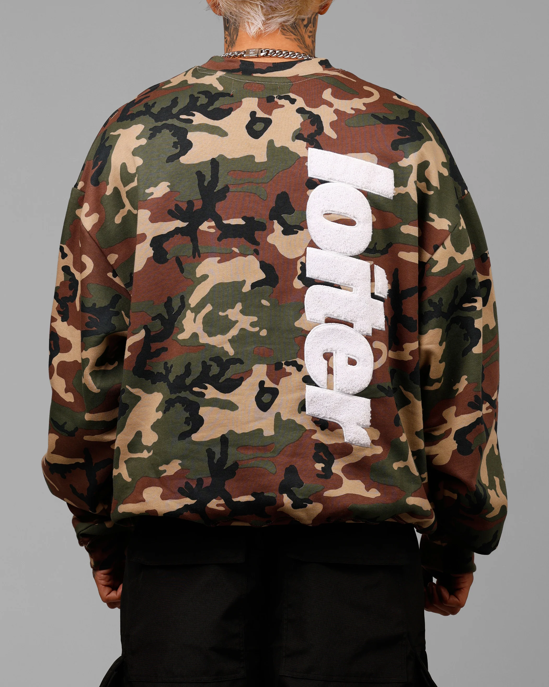 Freeway Crewneck Woodland Camo
