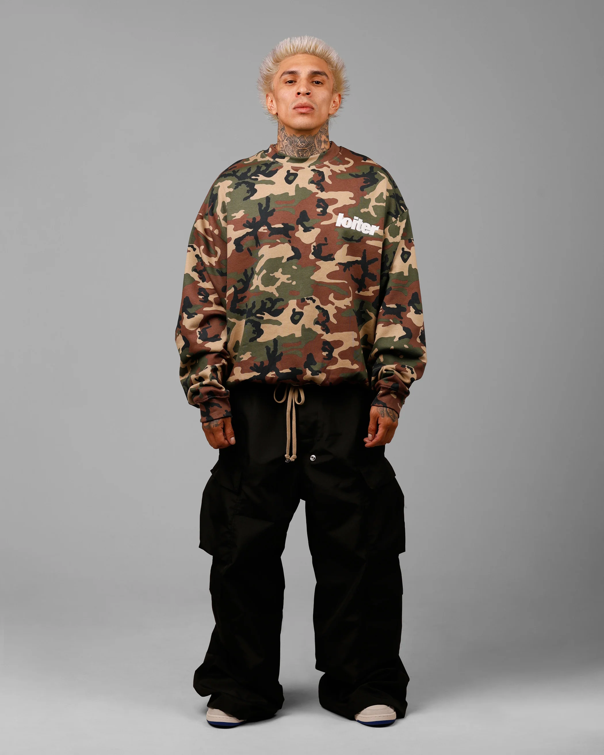 Freeway Crewneck Woodland Camo - Image 2