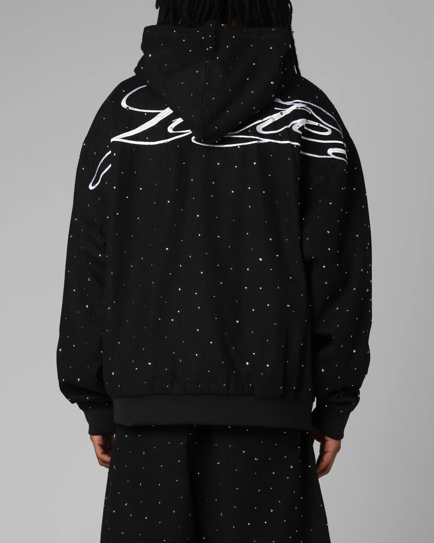 Loiter Hail Storm Premium Hoodie Black - Image 2
