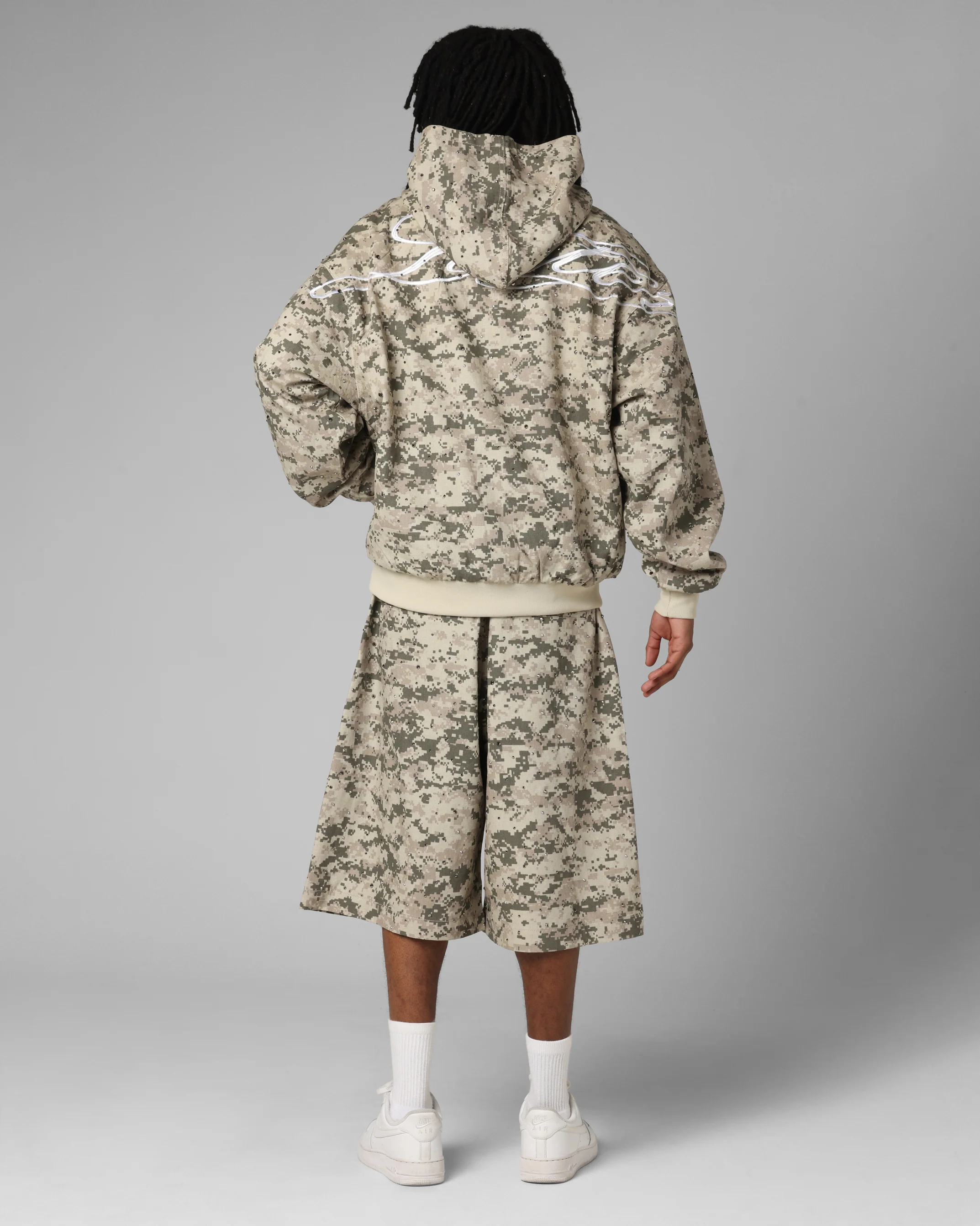 Loiter Hail Storm Premium Hoodie Digi Camo - Image 4