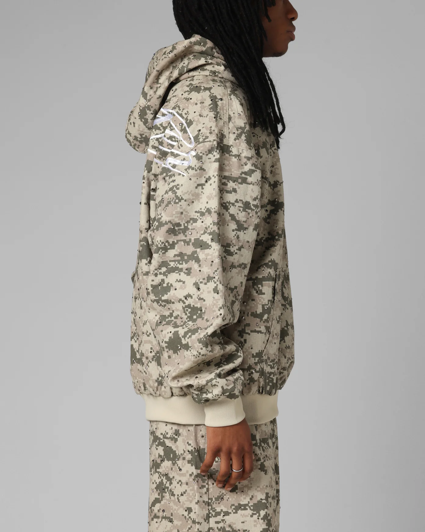 Loiter Hail Storm Premium Hoodie Digi Camo - Image 5