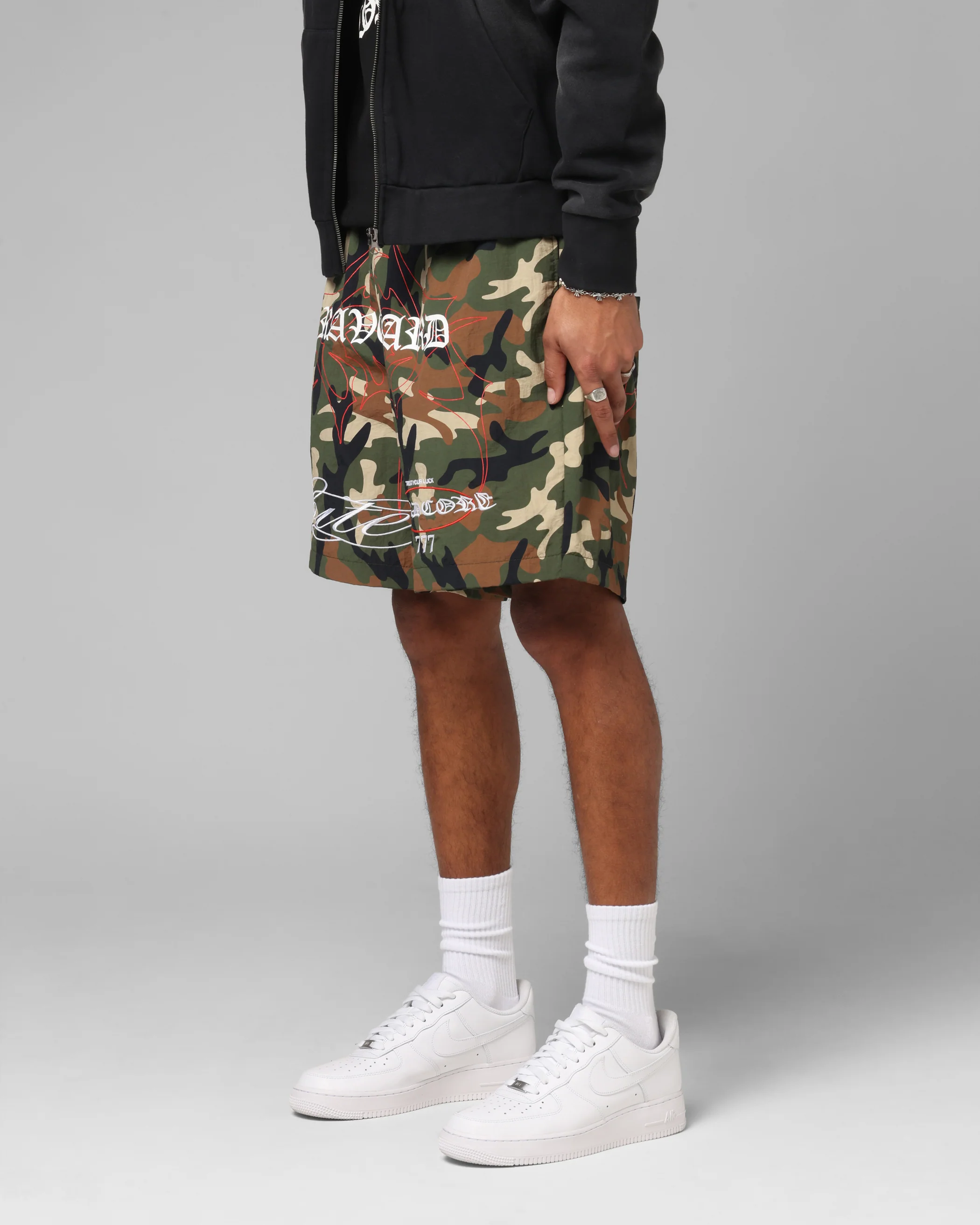 Loiter Hardcore Walk Shorts Camo - Image 6