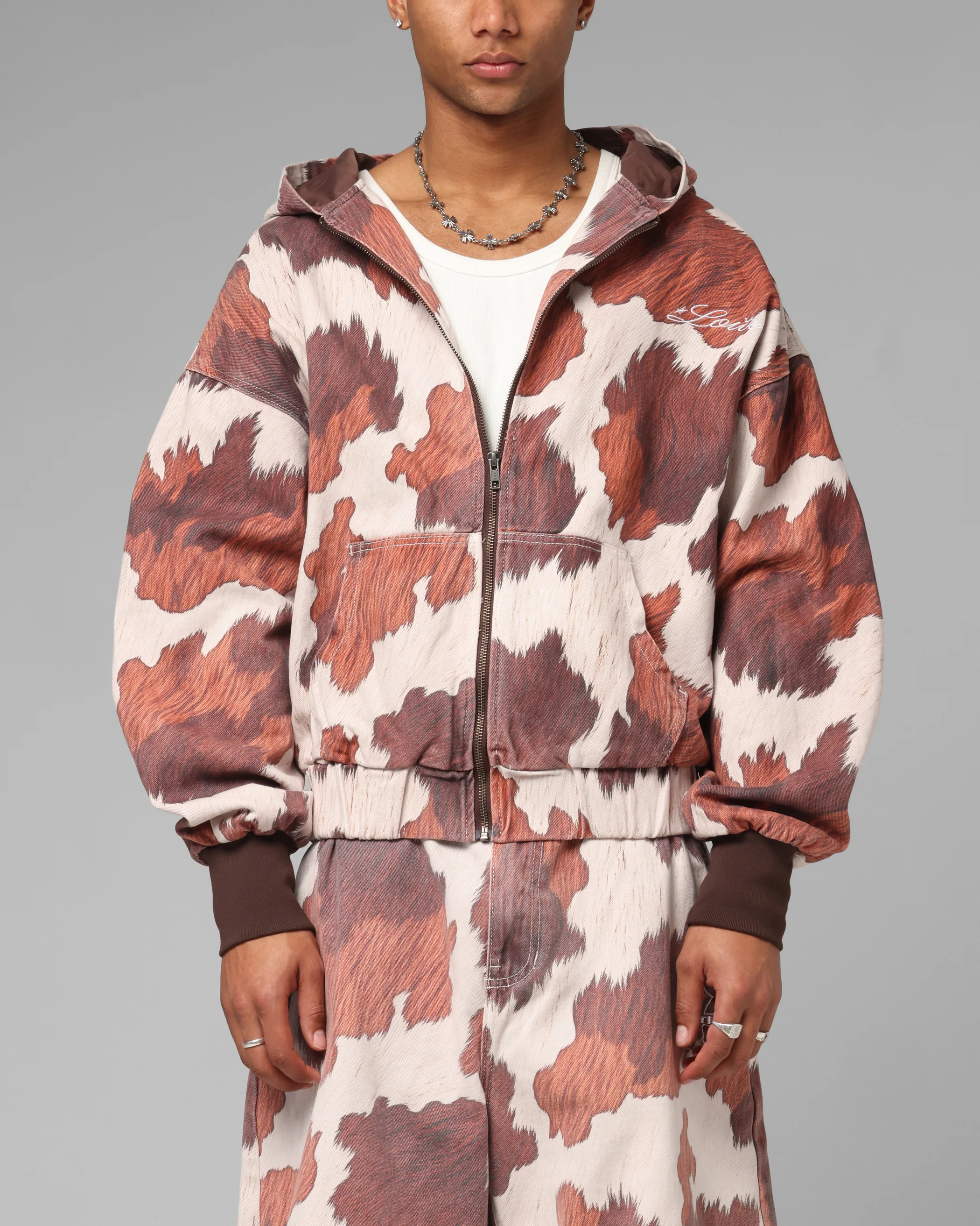 Loiter Hide Zip Jacket Cowhide